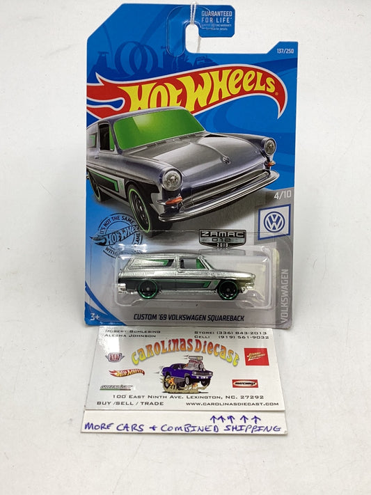 2019 Hot wheels Zamac 012 Custom 69 Volkswagen Squareback #137 148A