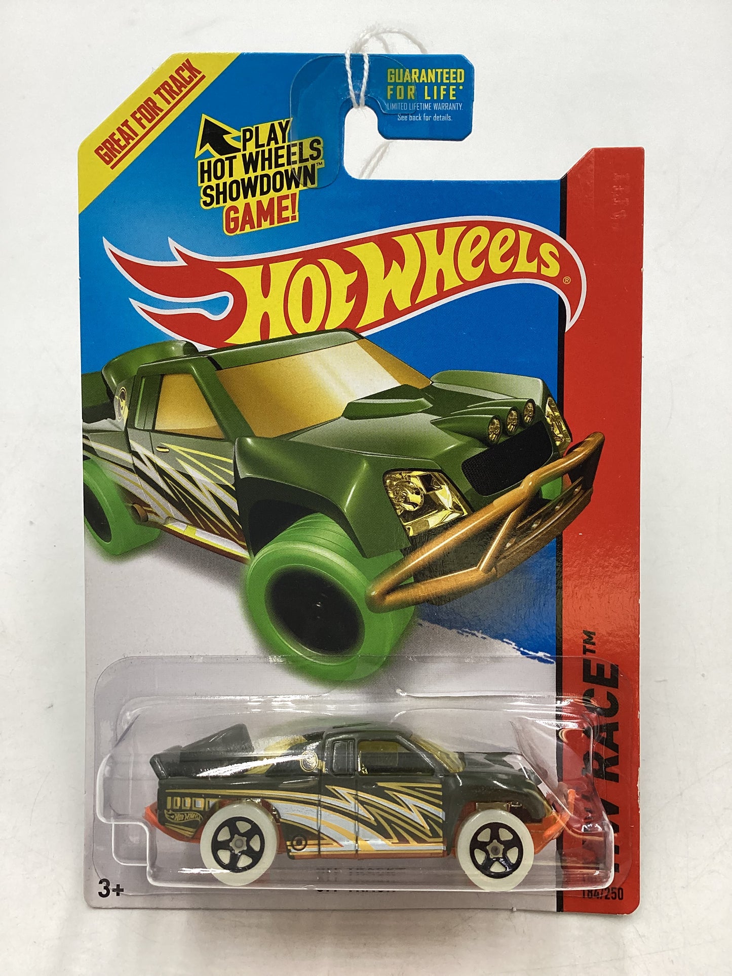 2014 Hot Wheels Treasure Hunt #184 Off Track Green 277R