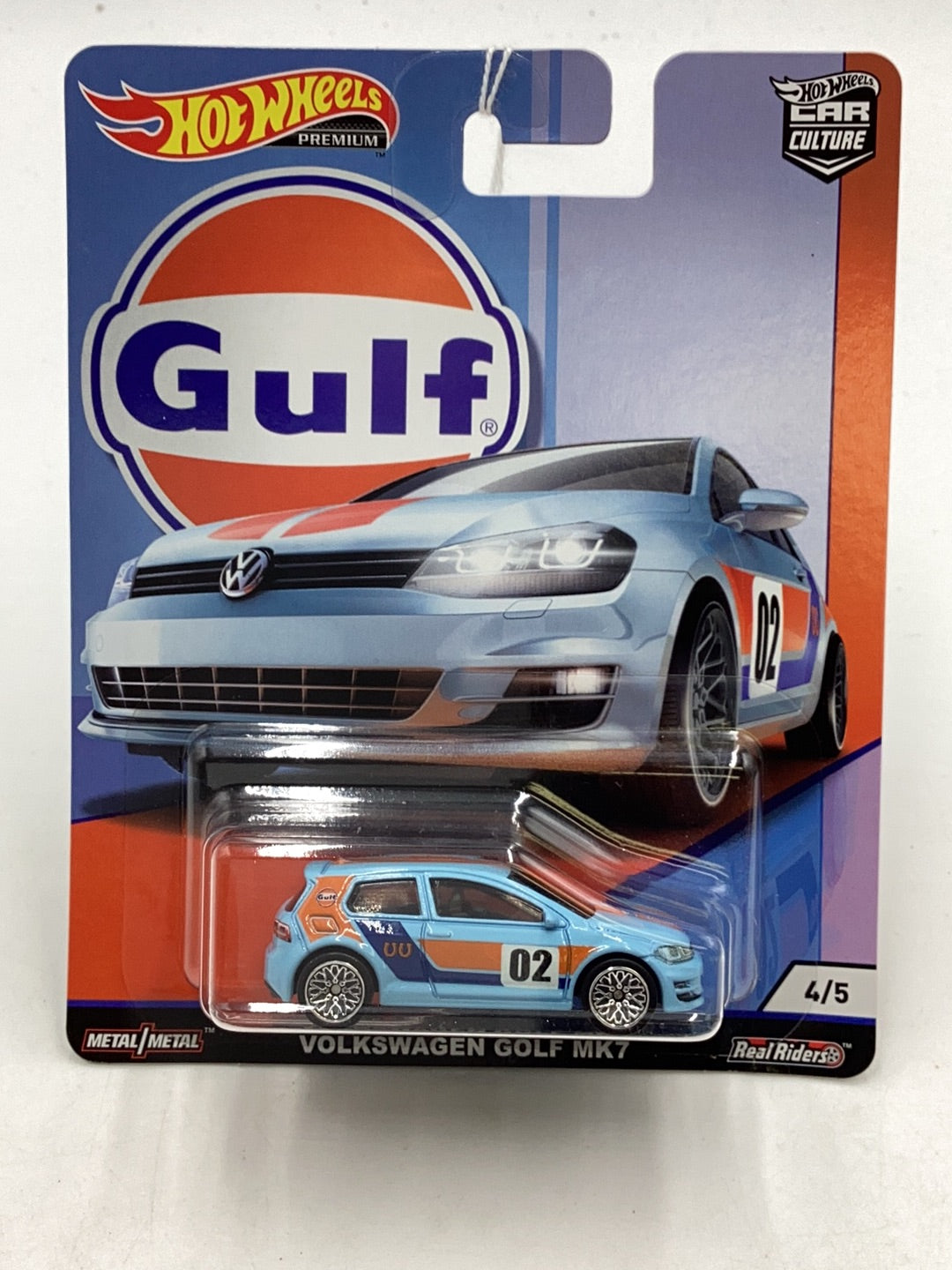 HOT WHEELS GULF Volkswagen Golf MK7 4/5 with protector