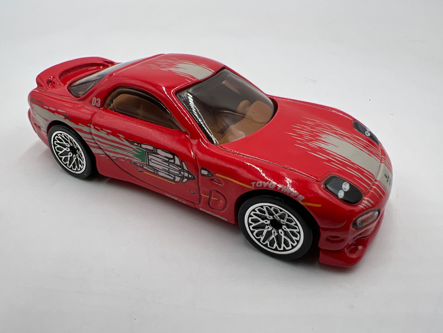 Hot Wheels Fast & Furious OG Fast Premium 95 Mazda RX-7 Red Loose