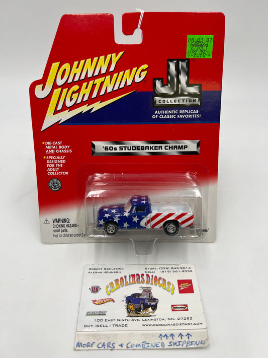 Johnny Lightning JL Collection 60s Studebaker Champ Red/White/Blue 219B