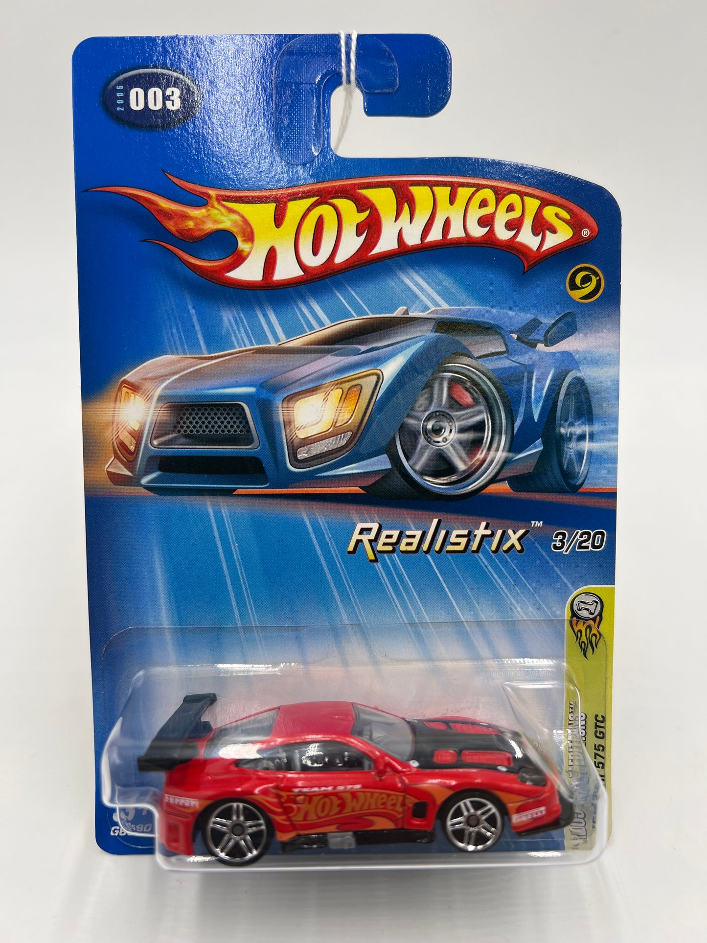 2005 Hot Wheels First Editions #003 Ferrari 575 GTC Red