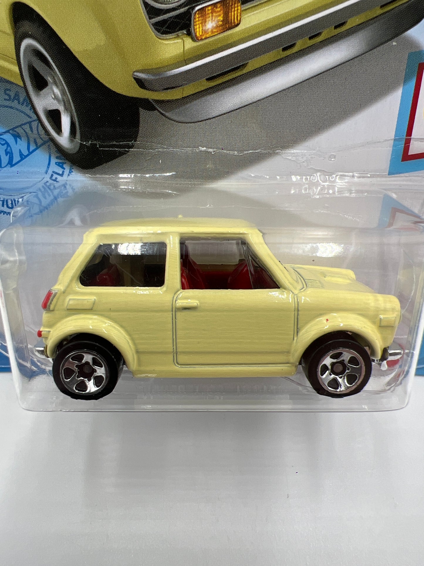 2021 Hot Wheels J-Imports #187 Custom 70 Honda N600 Yellow 75C