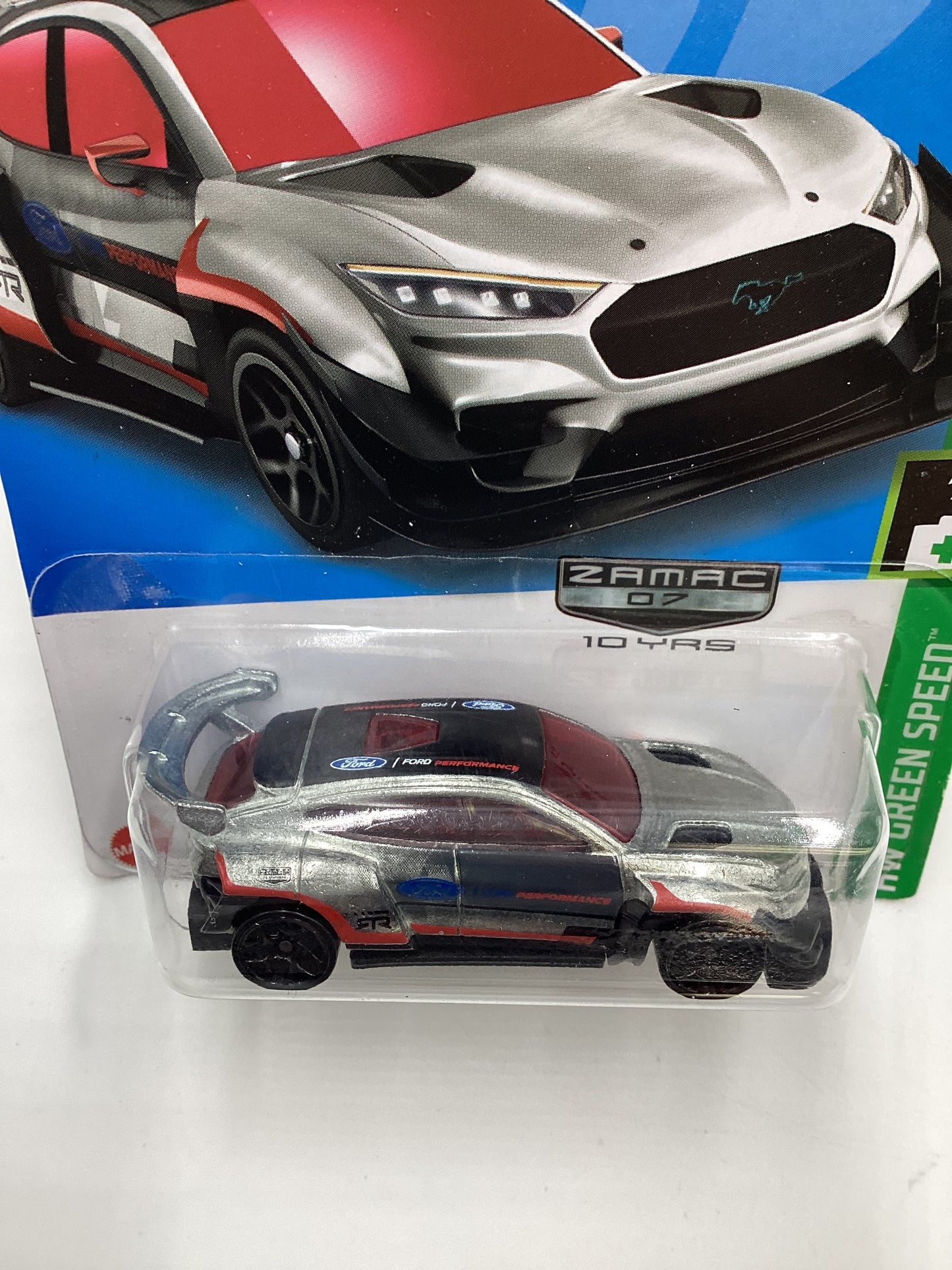 2022 Hot Wheels #73 Ford Mustang Mach-E 1400 Zamac 007 Walmart Exclusive 143C