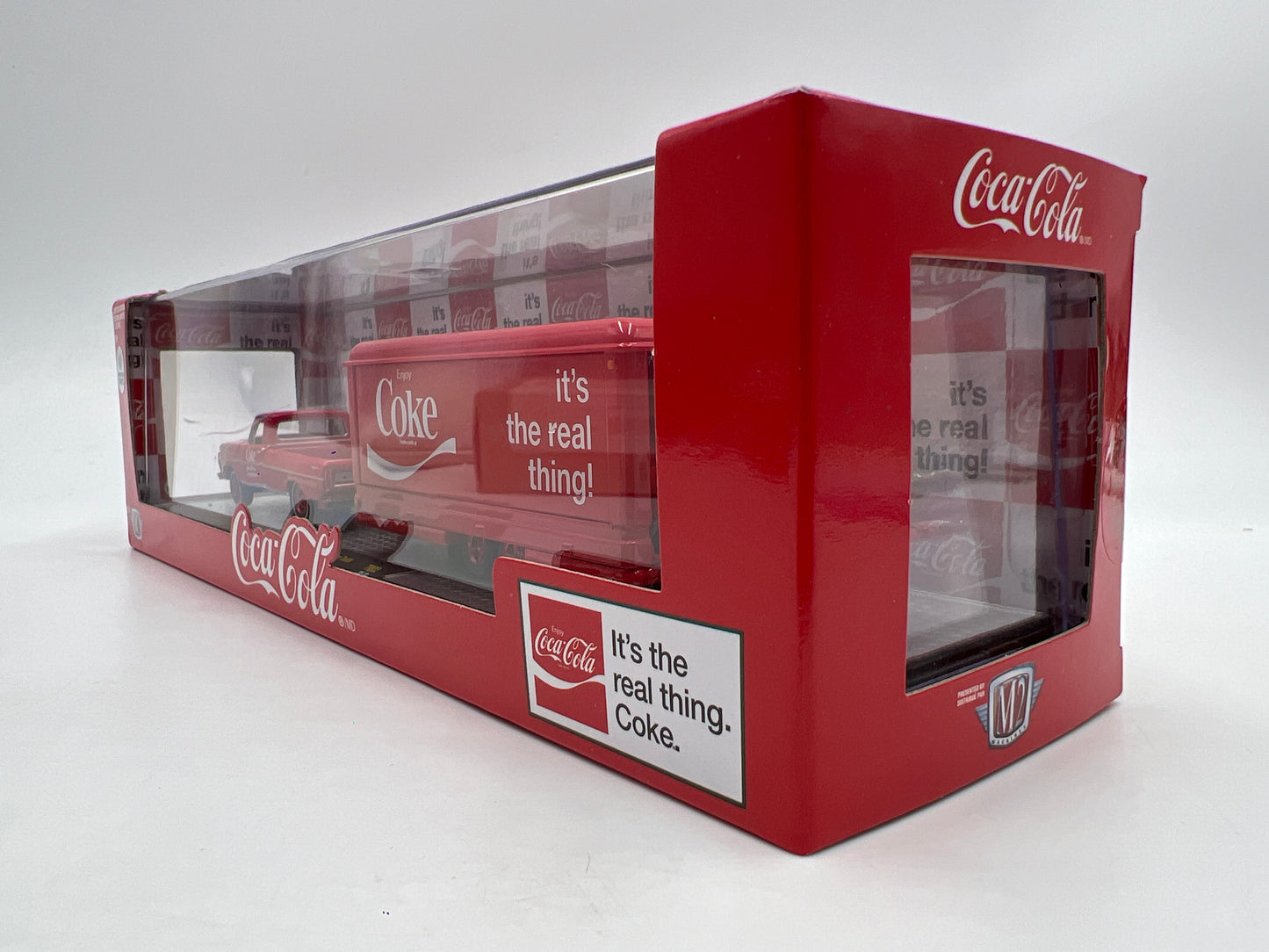 M2 Machines Auto Haulers CHASE Coca Cola 1969 Ford F-250 Ranger Truck & 1949 Mercury Custom TW02