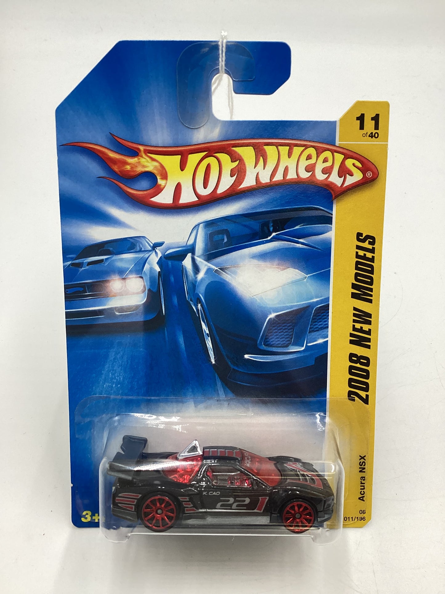 2008 Hot Wheels New Models #11 Acura NSX Black 107C