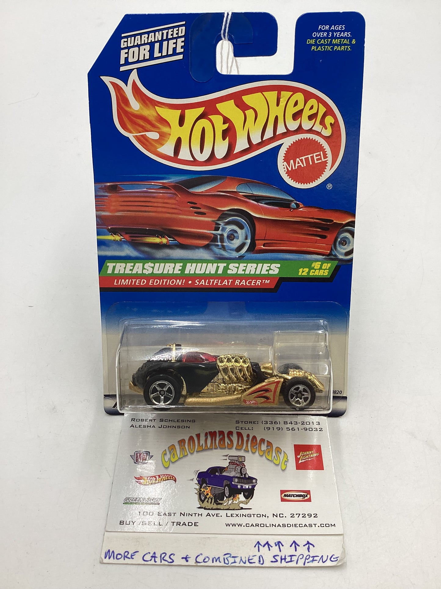 1998 Hot Wheels Treasure Hunt 6/12 Saltflat Racer #754 277K