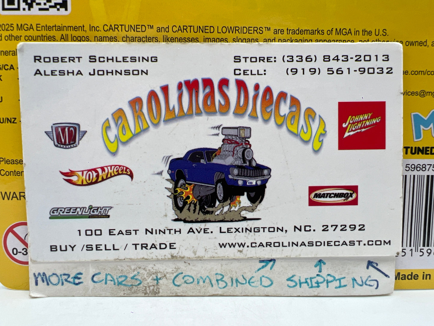 2025 MGA Car Tuned Series 8 #2 47 Chevy Fleetline Light Blue 183B