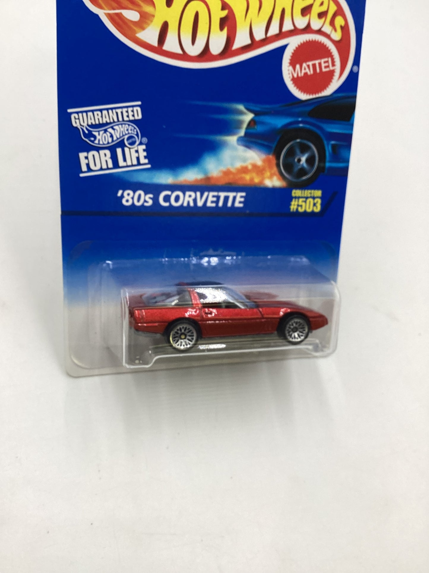 1995 Hot Wheels #503 80’s Corvette Red 2C