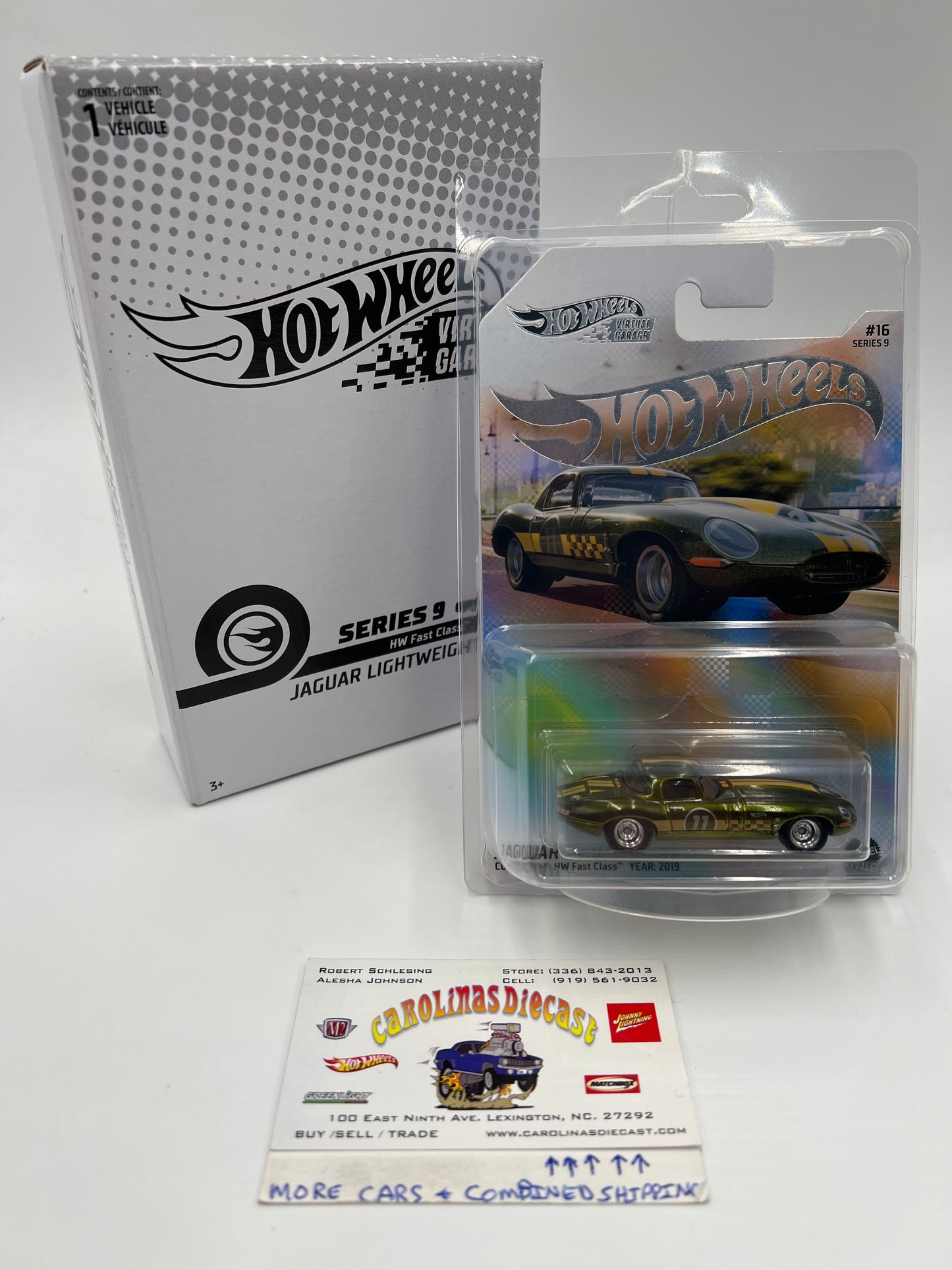 Hot Wheels NFTG Series 9 #16 Jaguar Lightweight E-Type Green