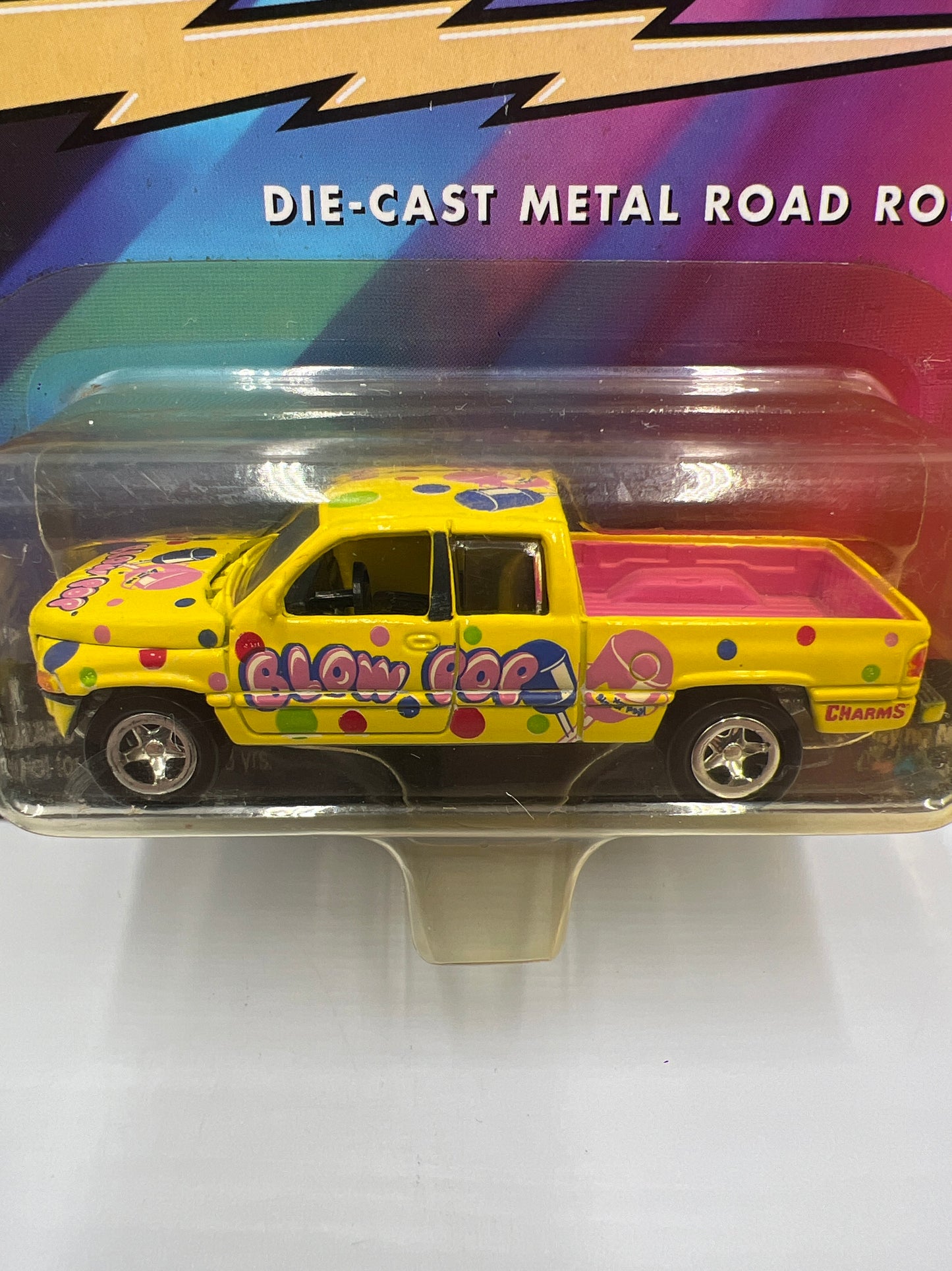Johnny Lightning Team Lightning Blow Pop 1996 Dodge Ram Yellow 221G