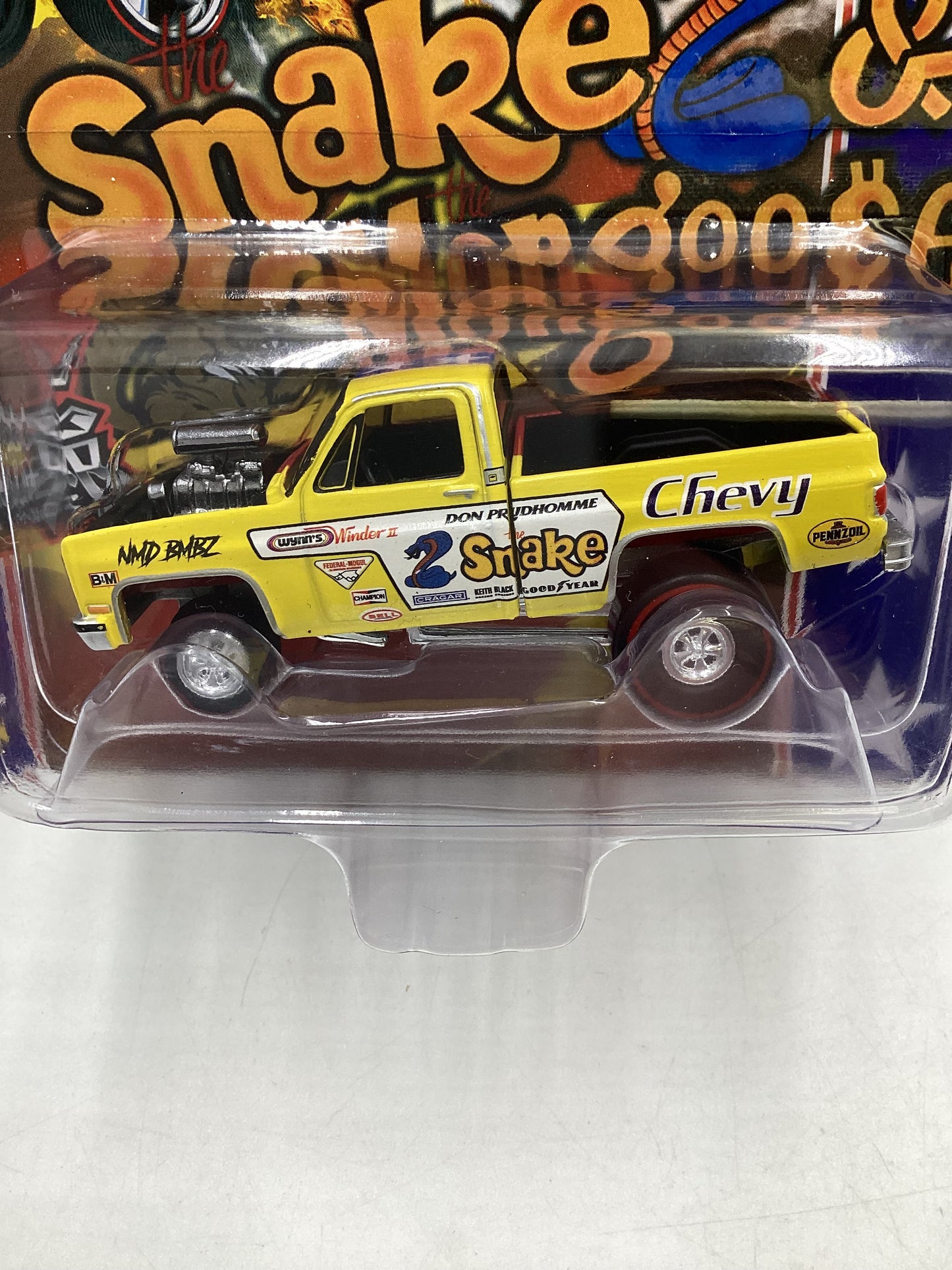 Johnny lightning x HOC Weekend of wheels Exclusive Snake & Mongoose Snake Chevy C-10 223A