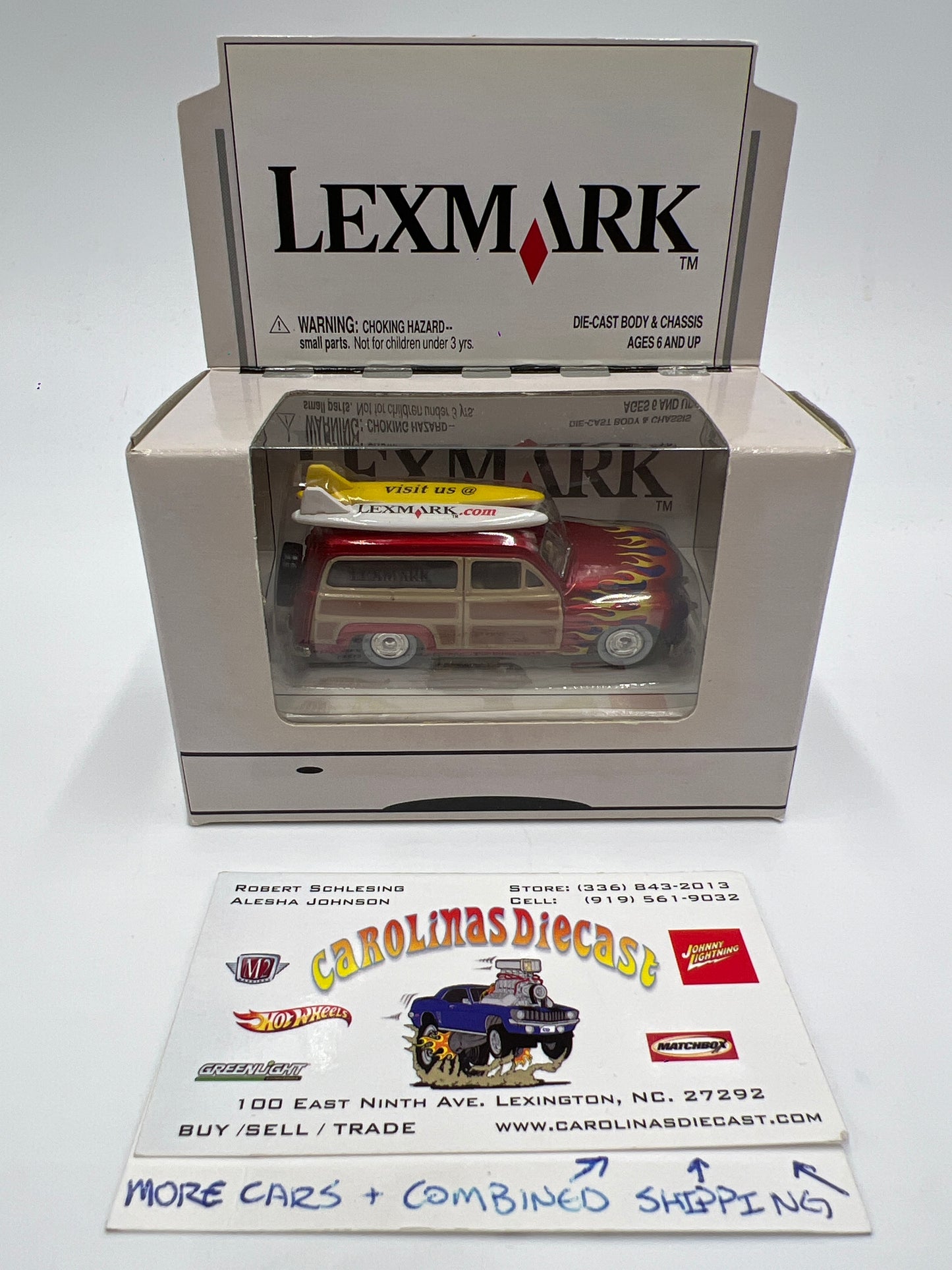 Johnny Lightning Lexmark Mercury Woodie Station Wagon Red