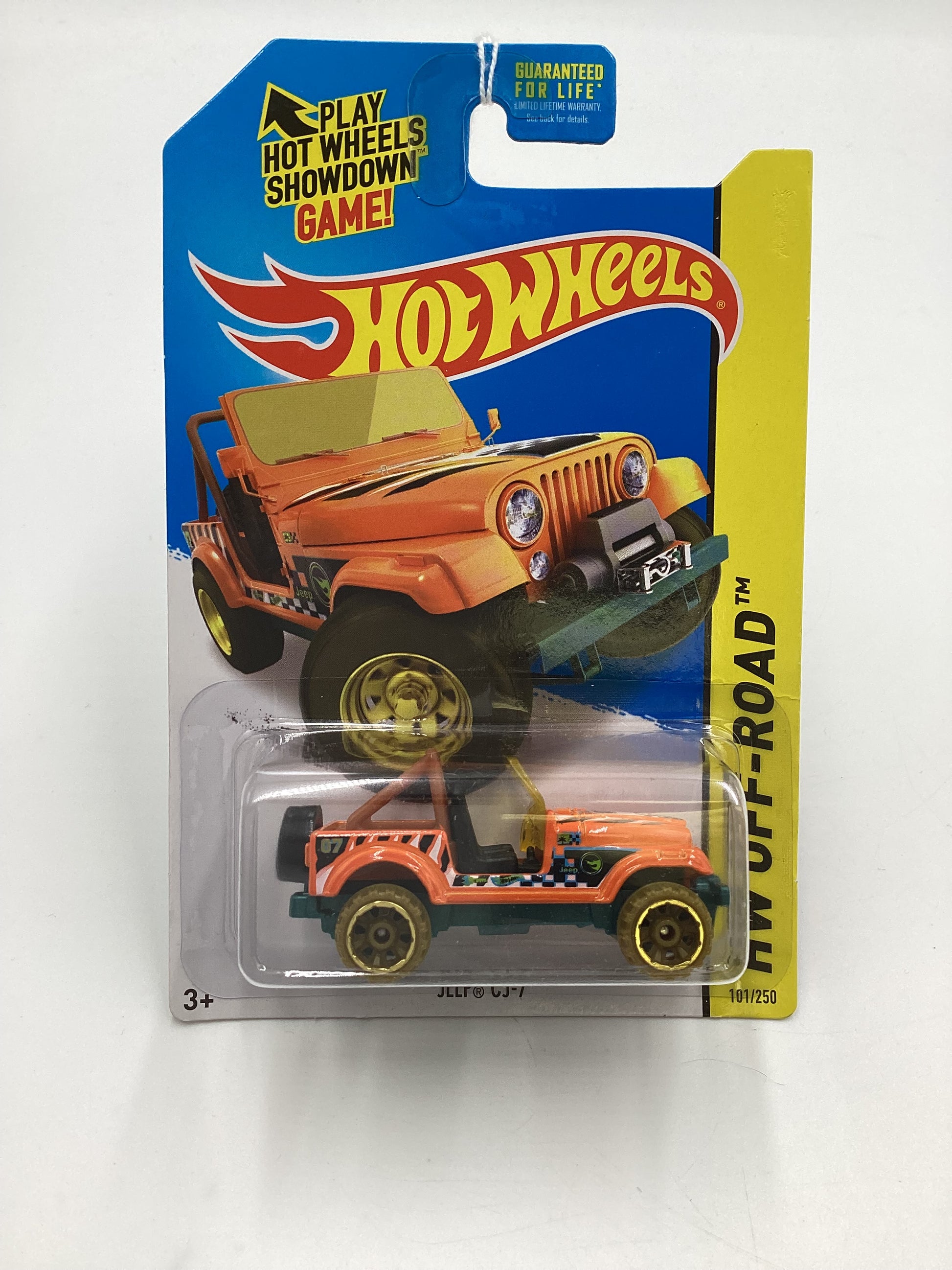 2015 Hot Wheels Treasure Hunt #101 Jeep CJ-7 Orange 283B