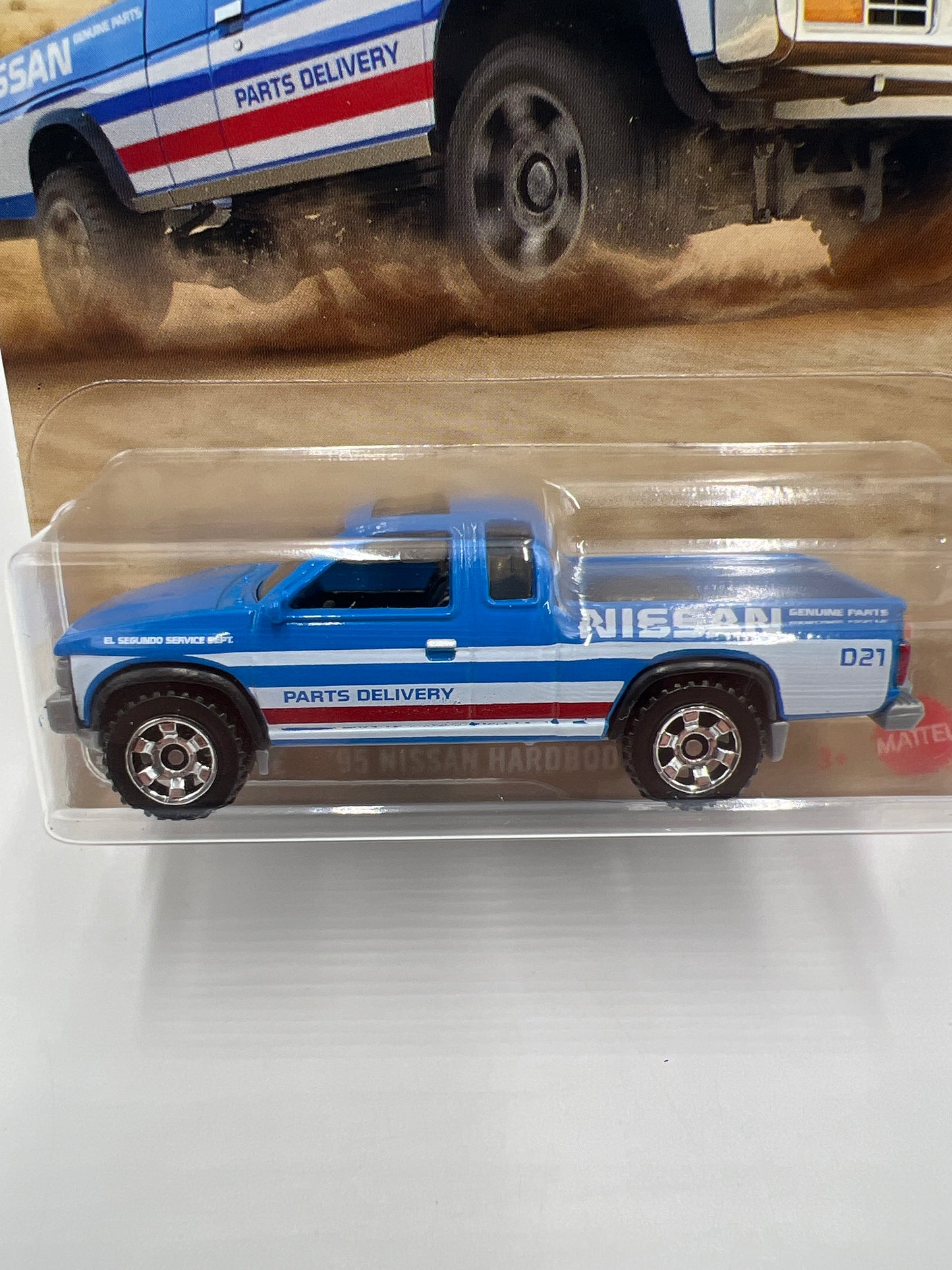 2025 Matchbox Parts Delivery Trucks #1 95 Nissan Hardbody D21 Blue 160C