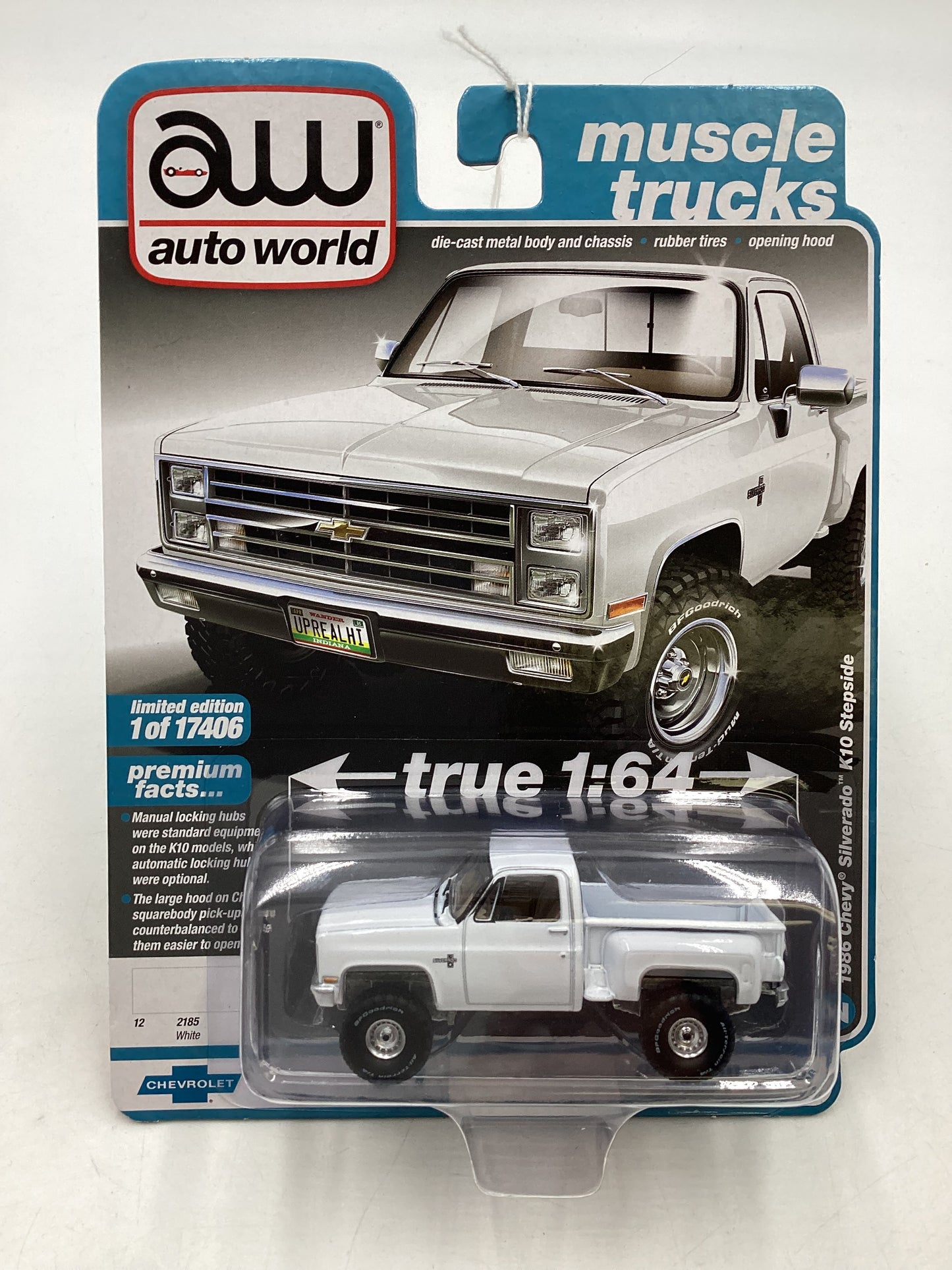 Auto World Muscle Trucks 1986 Chevy Silverado K10 Stepside 185A