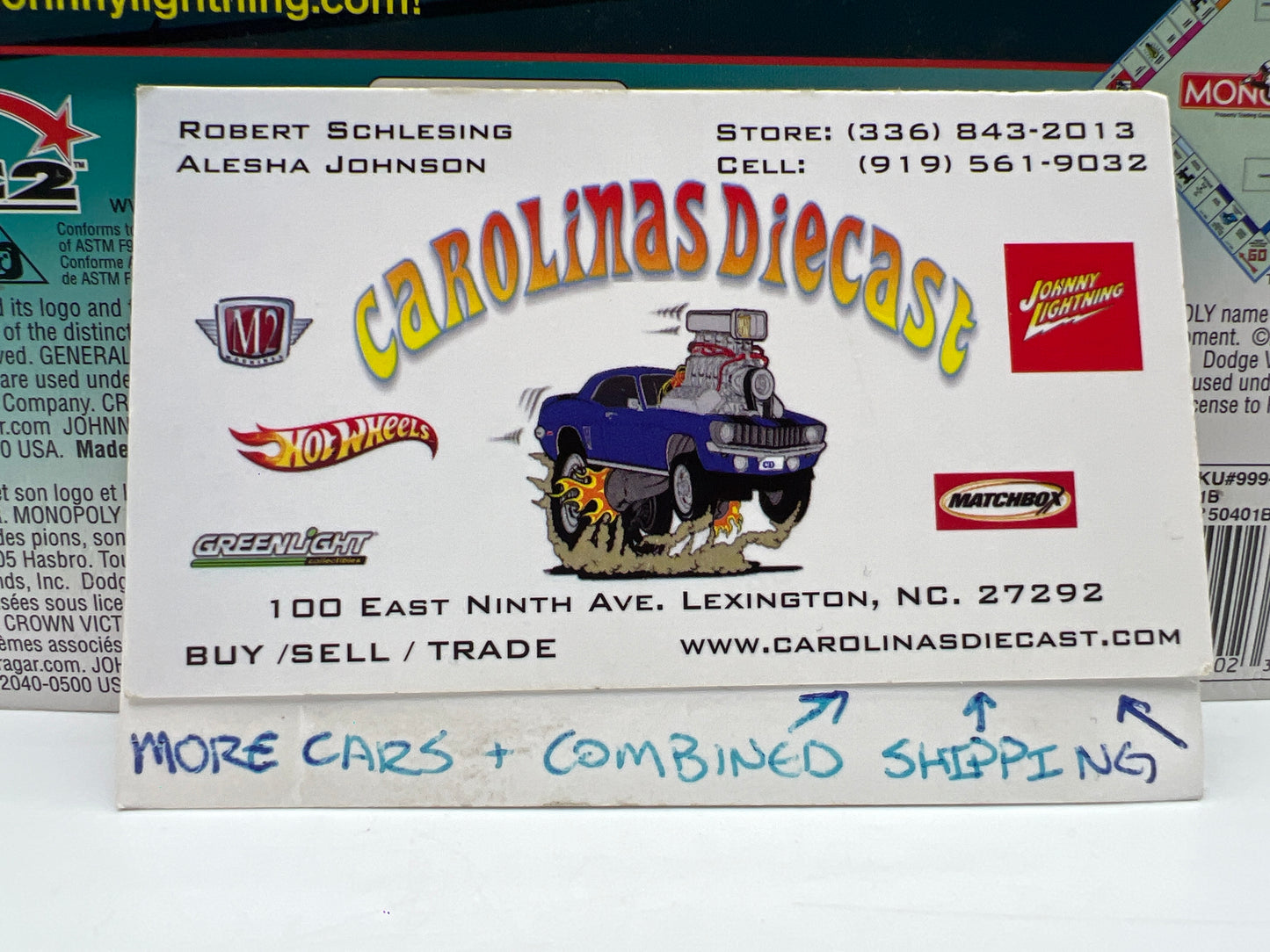 Johnny Lightning Monopoly 70th Anniversary 1940 Ford Pickup Blue 188F