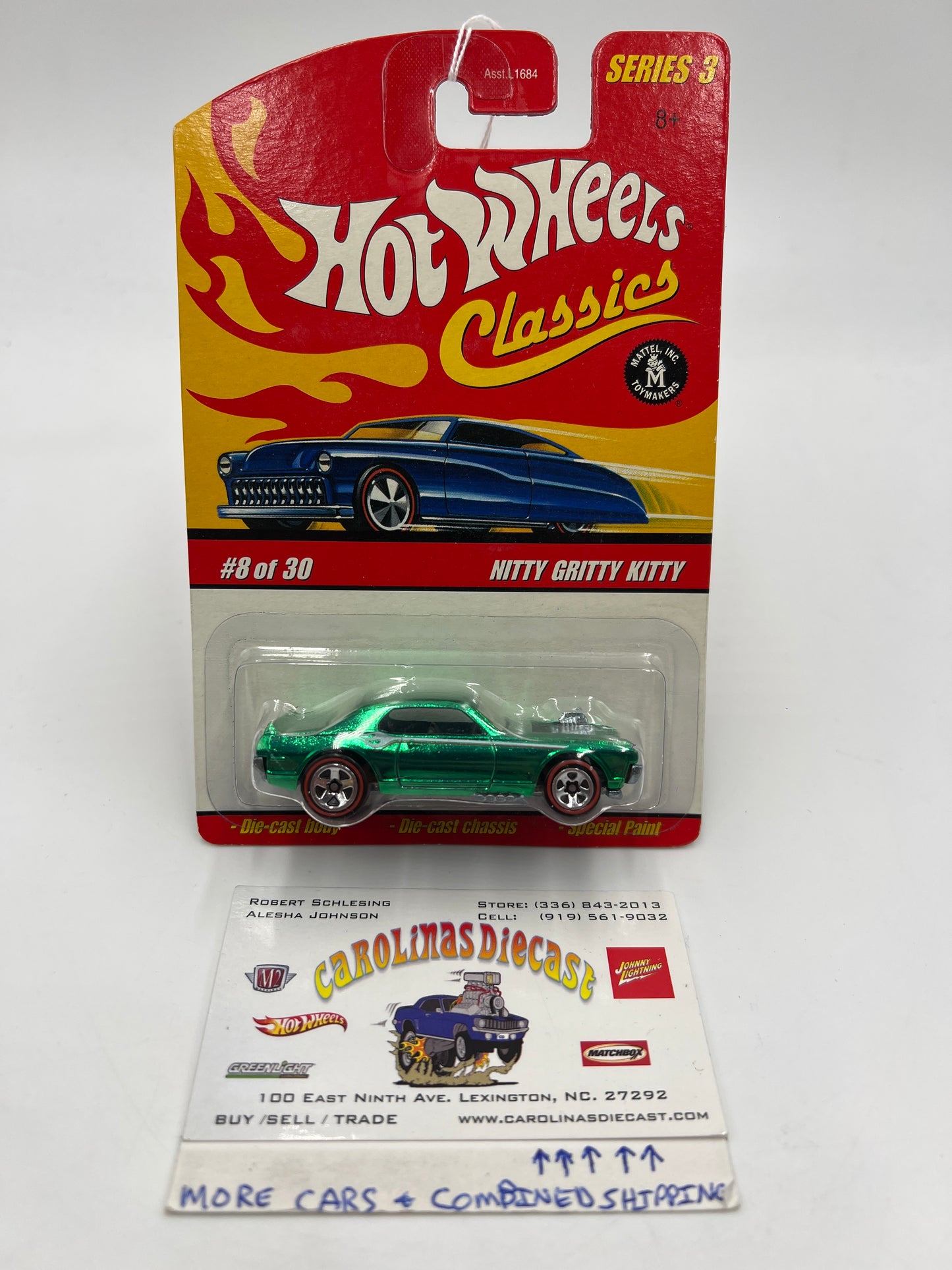 Hot Wheels Classics Series 3 #8 Nitty Gritty Kitty Green (SR)