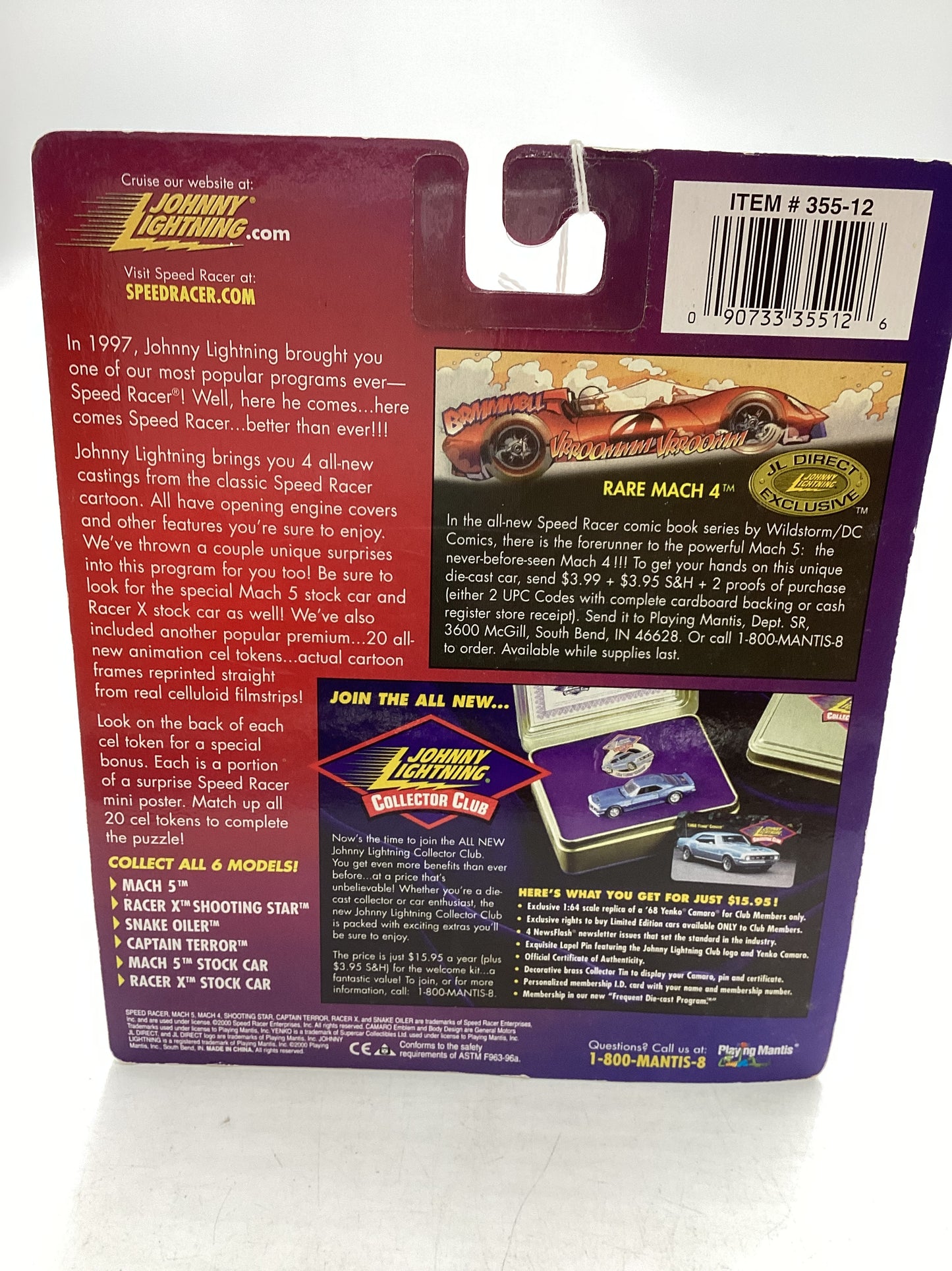 Johnny Lightning Speed Racer 2000 1/5000 VW Panel Van