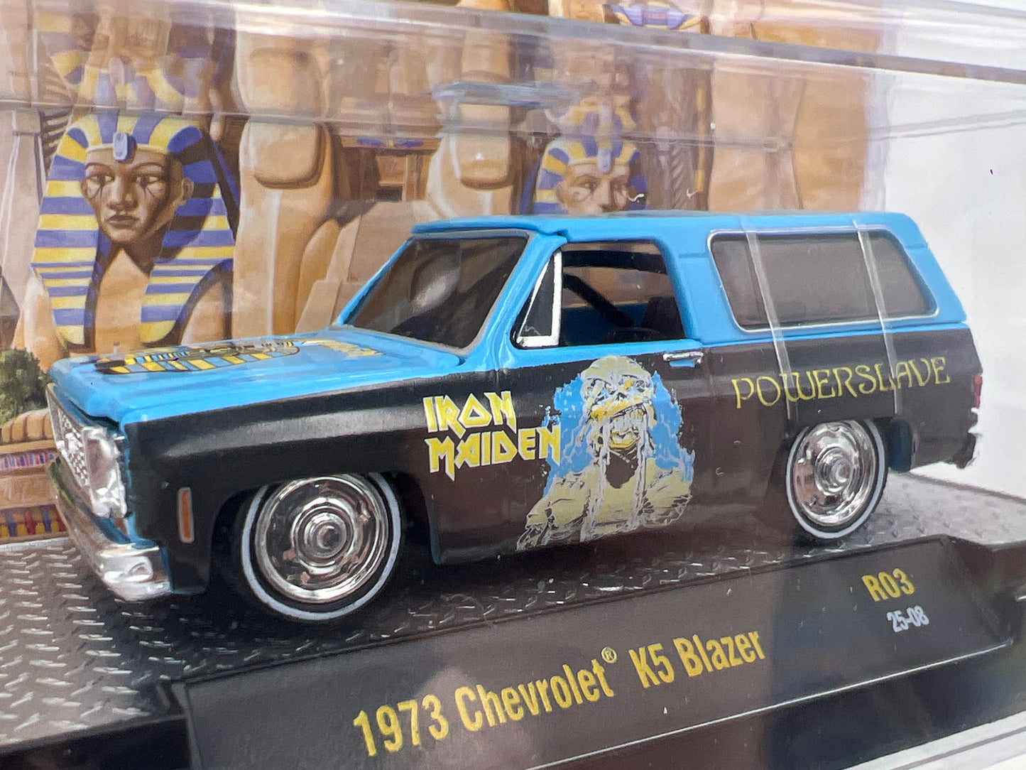M2 Machines R03 Rock Legends Iron Maiden 1973 Chevrolet K5 Blazer