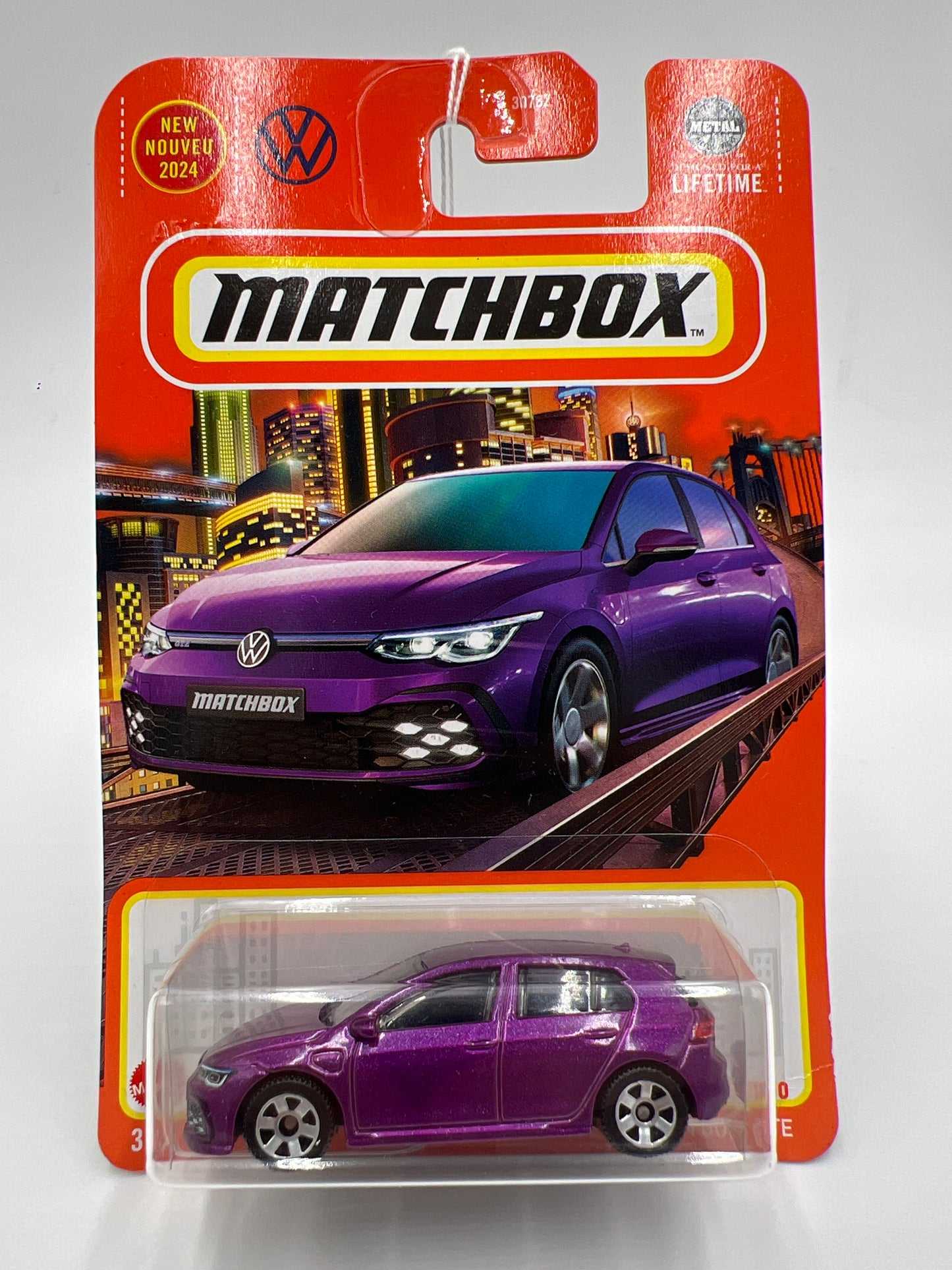 2024 Matchbox #25 2021 Volkswagen Golf GTE Purple 214F