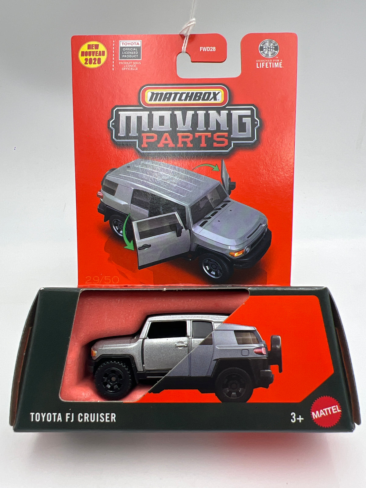 2026 Matchbox Moving Parts #29 Toyota FJ Cruiser Silver