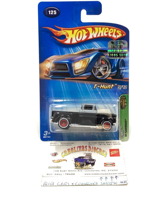 2005 Hot Wheels #125 Treasure Hunt 56 Flashsider  factory sealed sticker W/protector 65D
