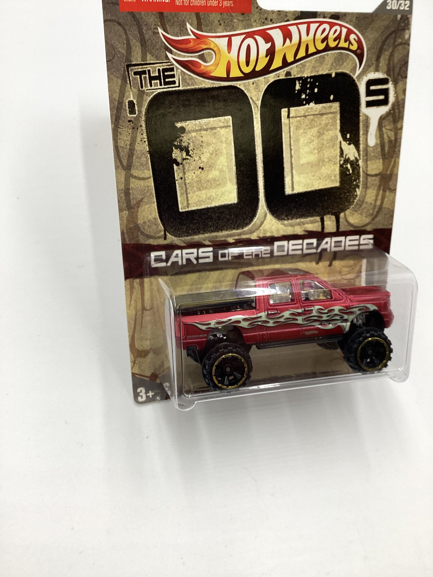 2011 Hot Wheels Cars of the Decades The 00s #30 Dodge Ram 1500 Satin Red 157C