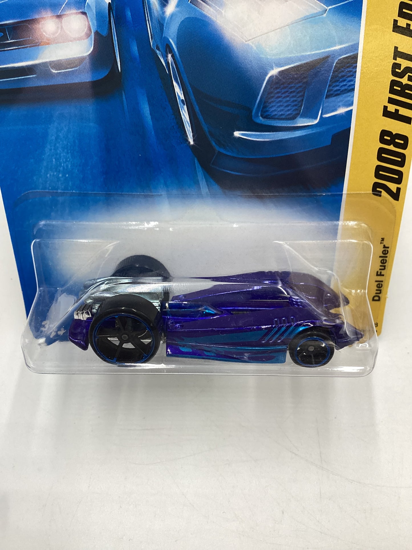 2008 Hot Wheels New Models #24 Duel Fueler Blue BB6