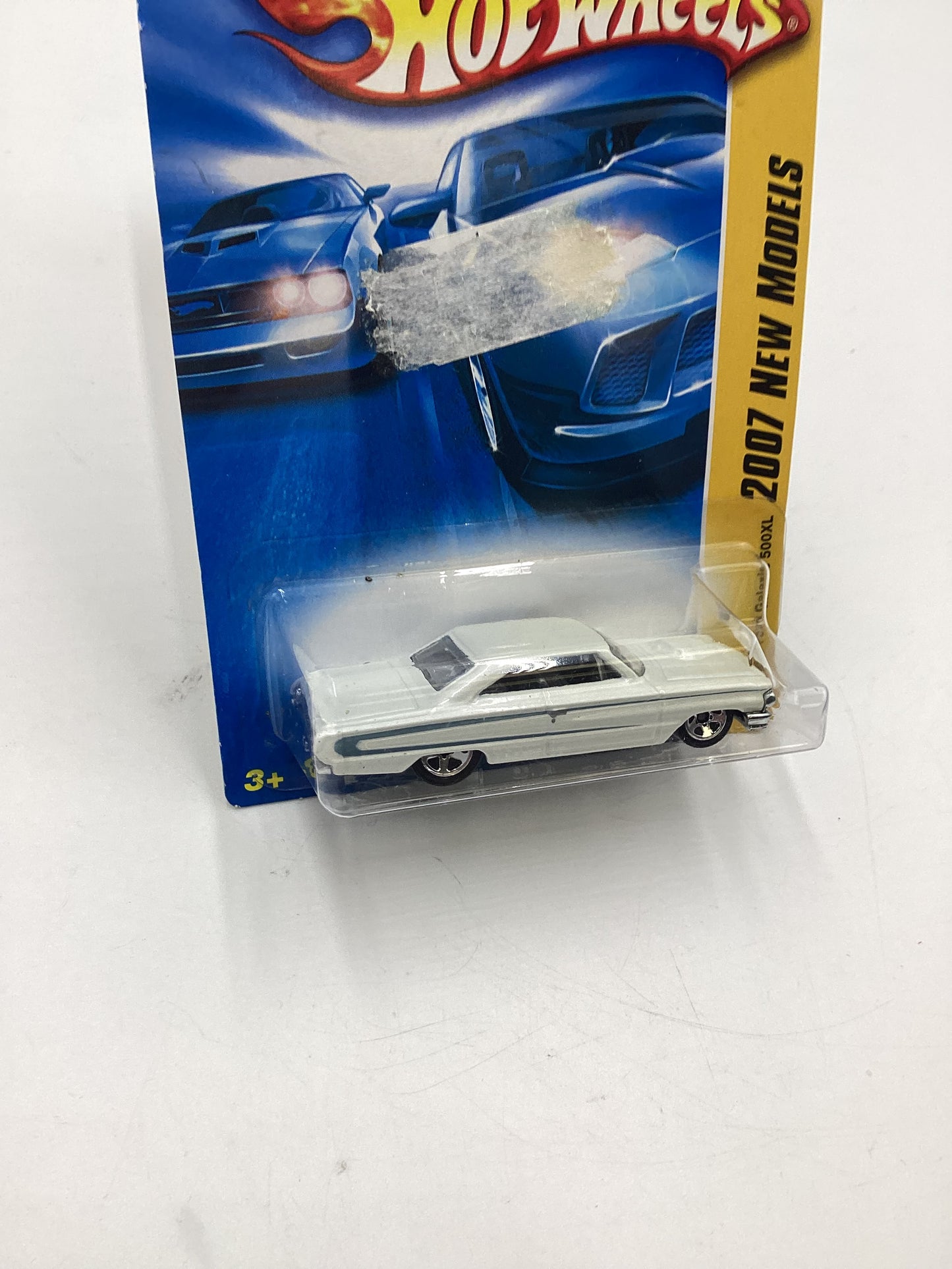 2007 Hot Wheels New Models #18 1964 Ford Galaxie 500XL White Kmart Exclusive 234E