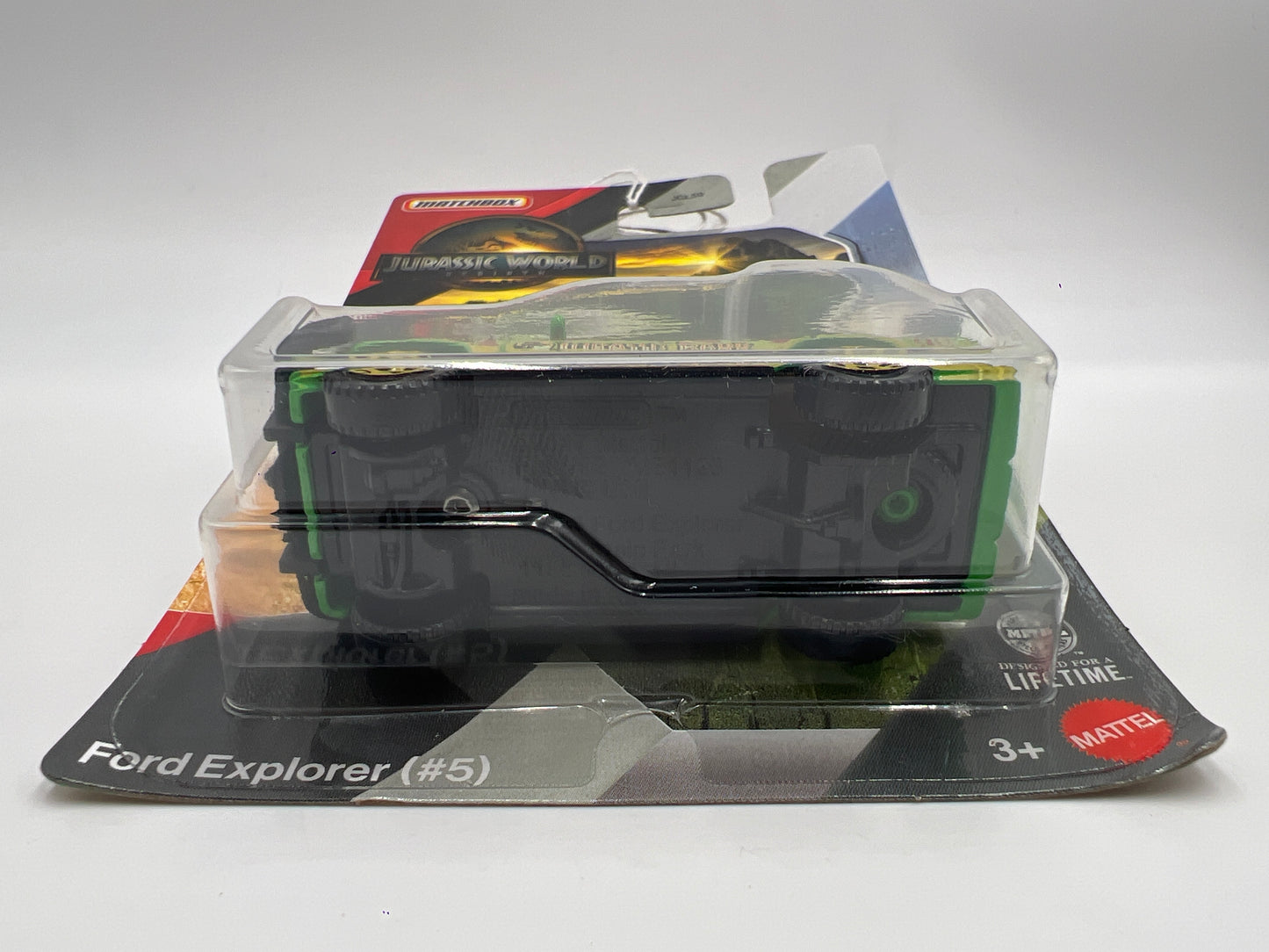 2025 Matchbox Jurassic World Rebirth Ford Explorer #5 Green/Yellow 161C