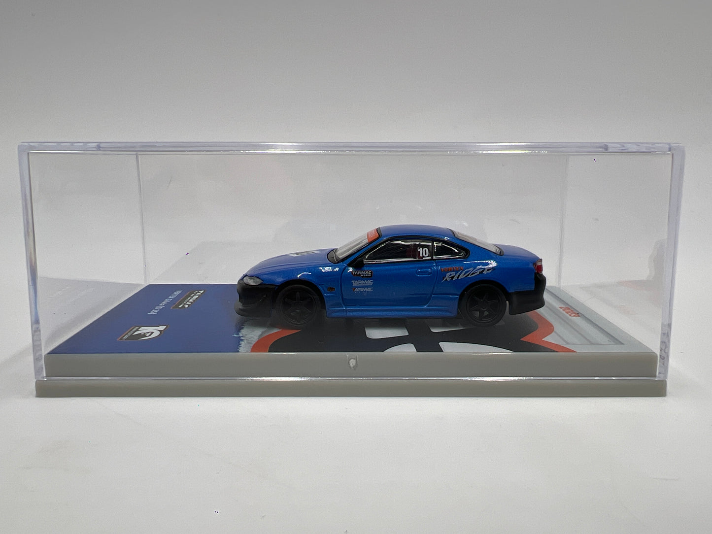Tarmac Works 10th Anniversary VERTEX Nissan Silvia S15 Blue/Black