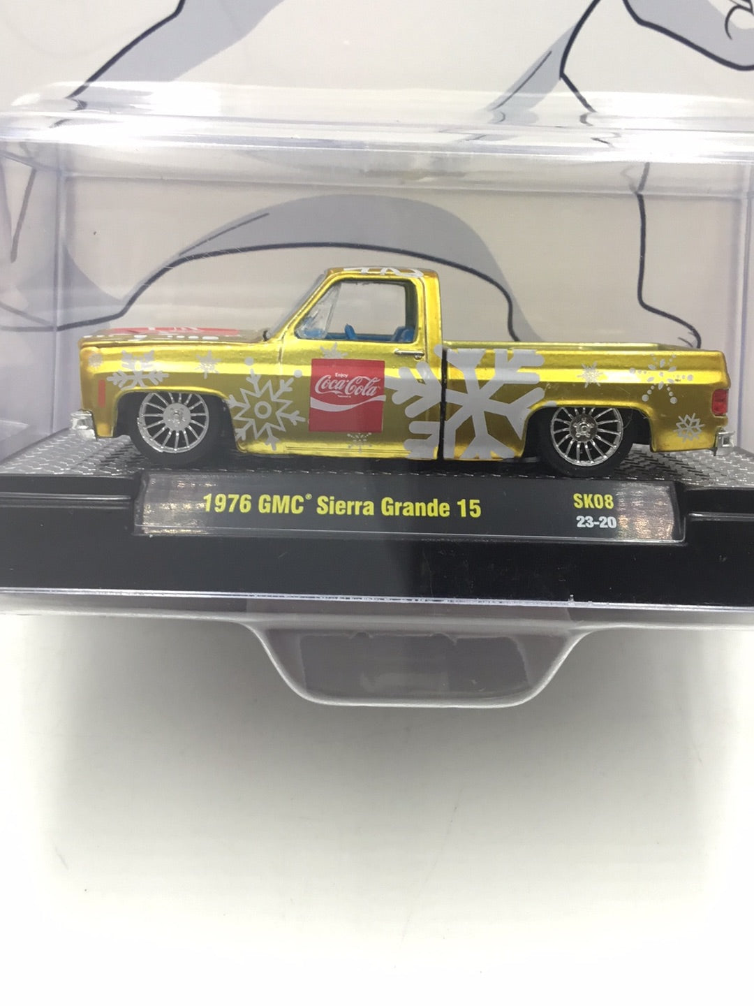 2023 M2 MACHINES Christmas Coca Cola 1976 GMC Sierra Grande 15 SK08