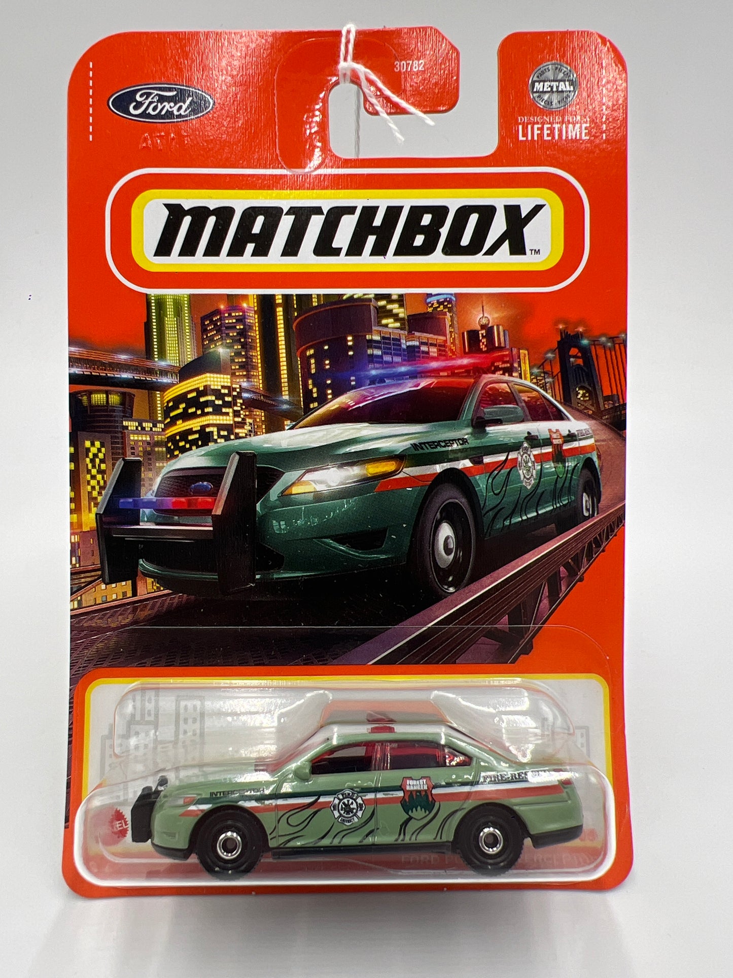 2024 Matchbox #64 Ford Police Interceptor Forest Ranger Green 216i