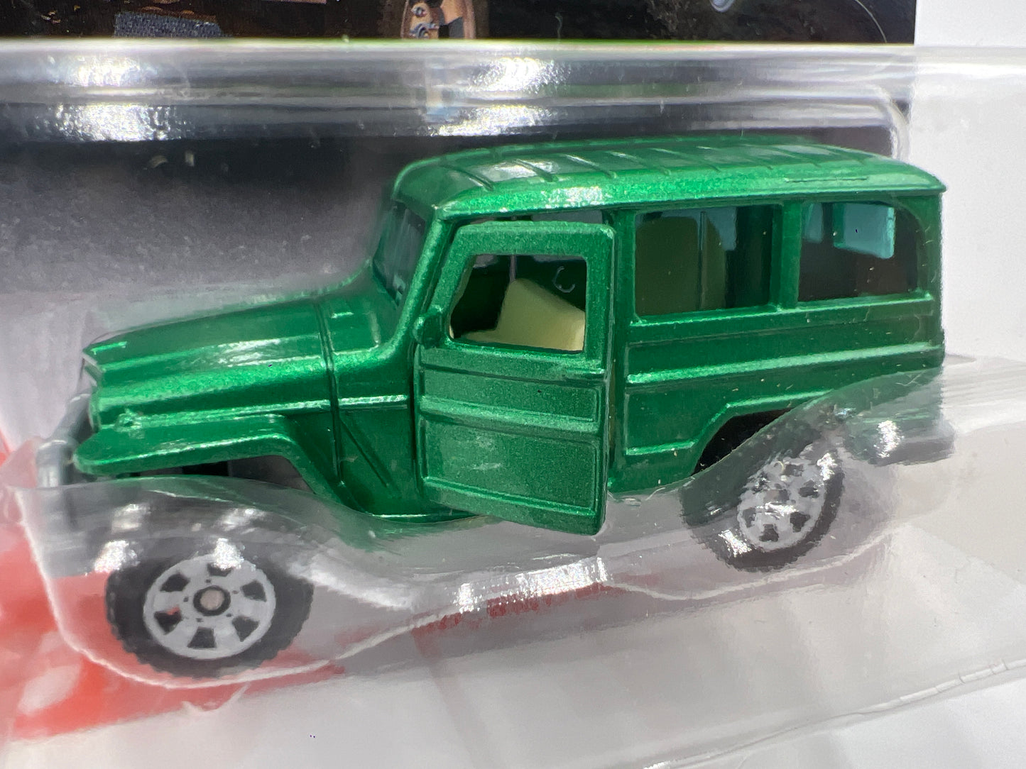 Matchbox Moving Parts 1962 Jeep Willys Wagon Green 168P