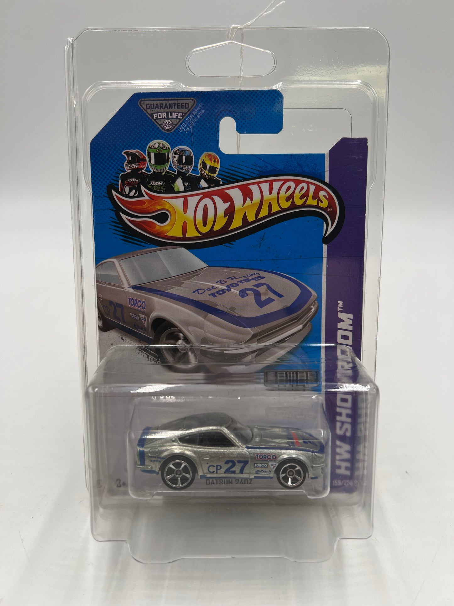 2013 Hot Wheels Showroom #159 Zamac Datsun 240Z Red Hood Letter Variation HTF W/Protector