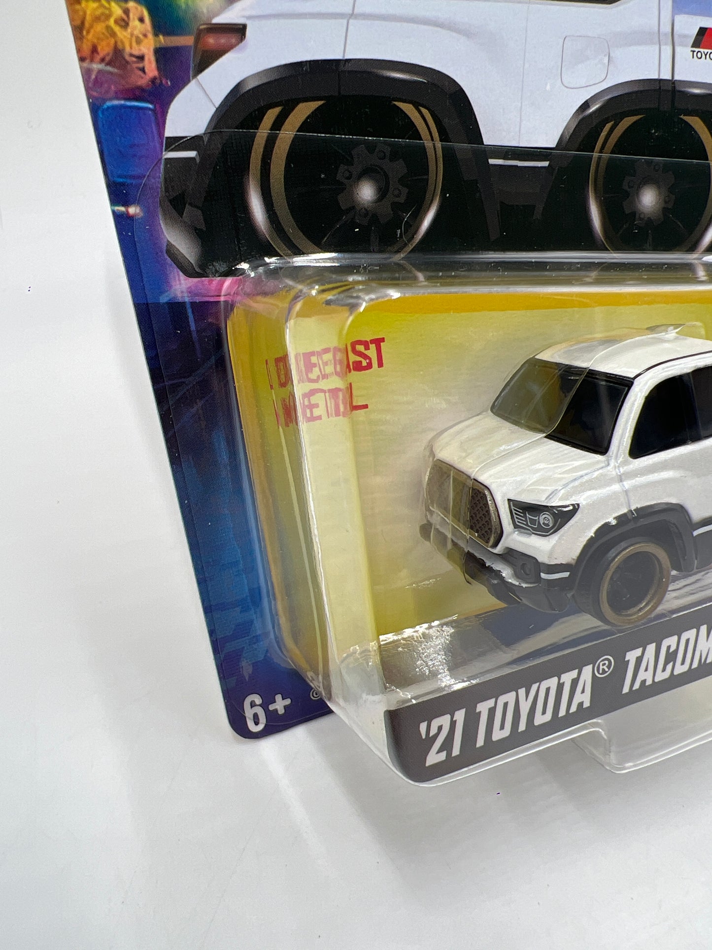 2025 MGA Car Tuned JDM Series 3 #6 21 Toyota Tacoma TRD Pro White