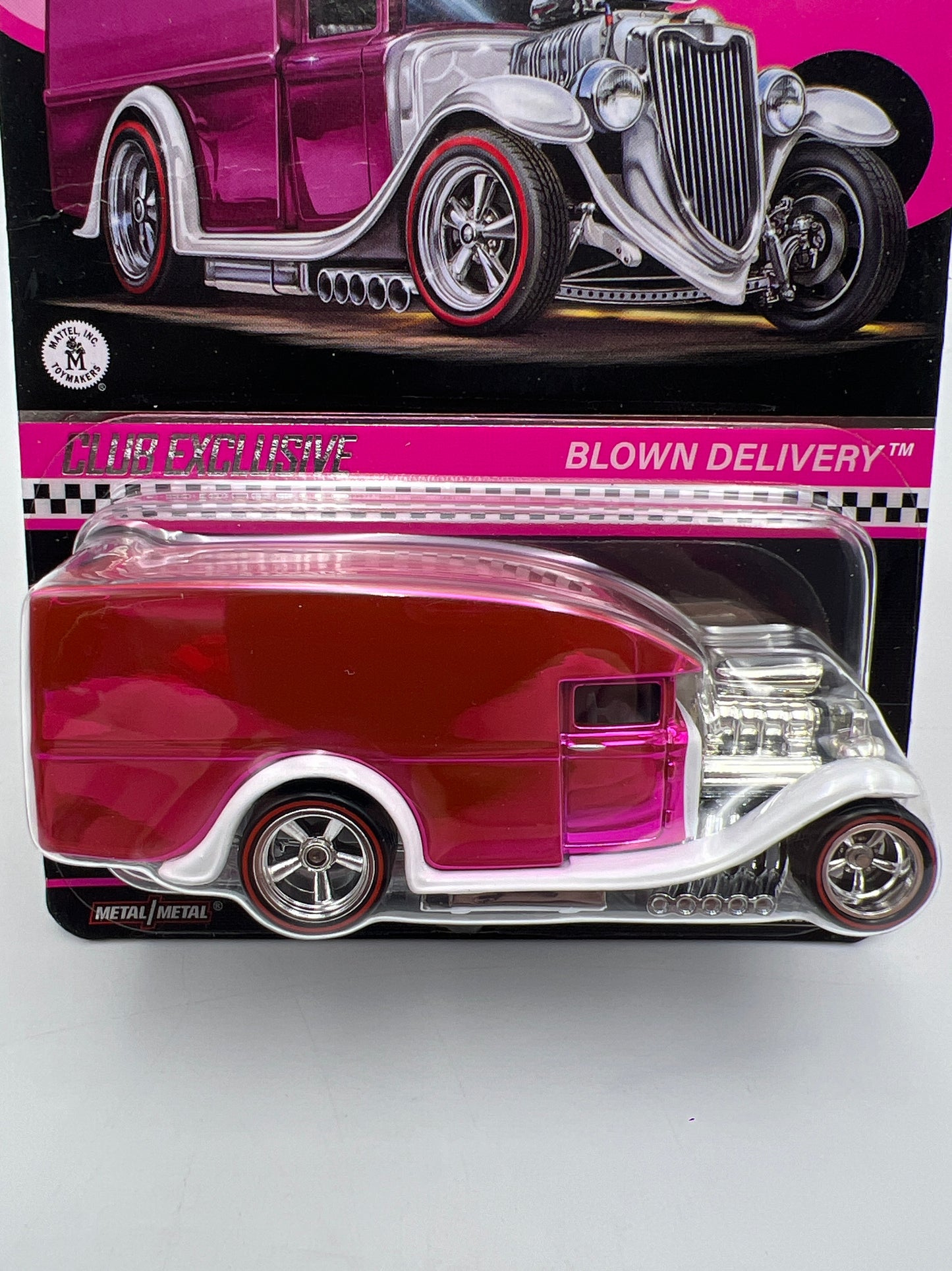 2022 Hot Wheels RLC Club Exclusive Blown Delivery Pink W/Protector