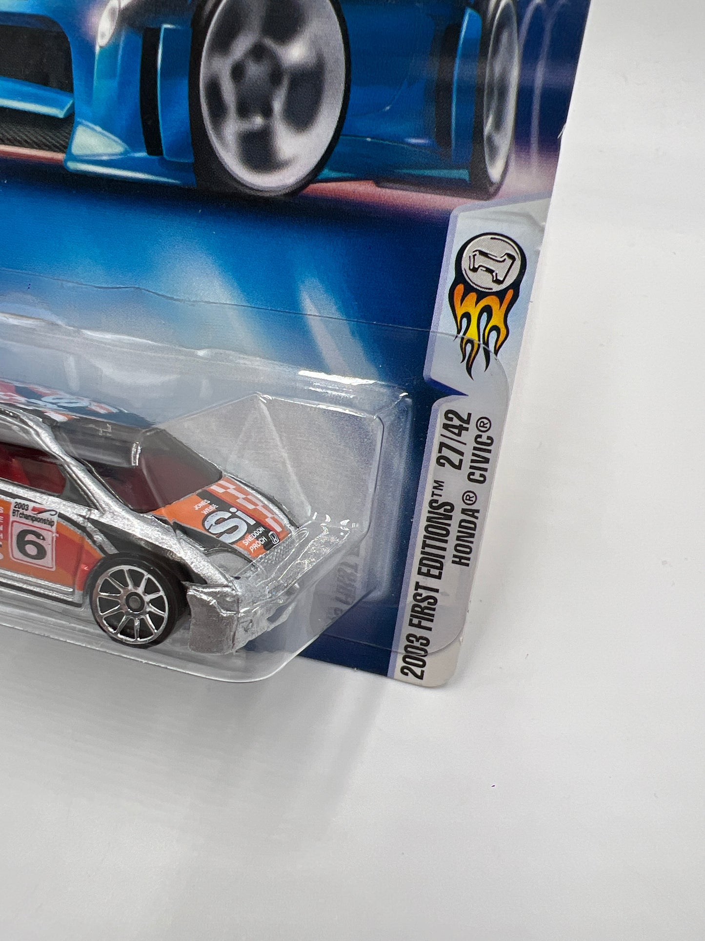2003 Hot Wheels First Editions #39 Honda Civic Silver 79B