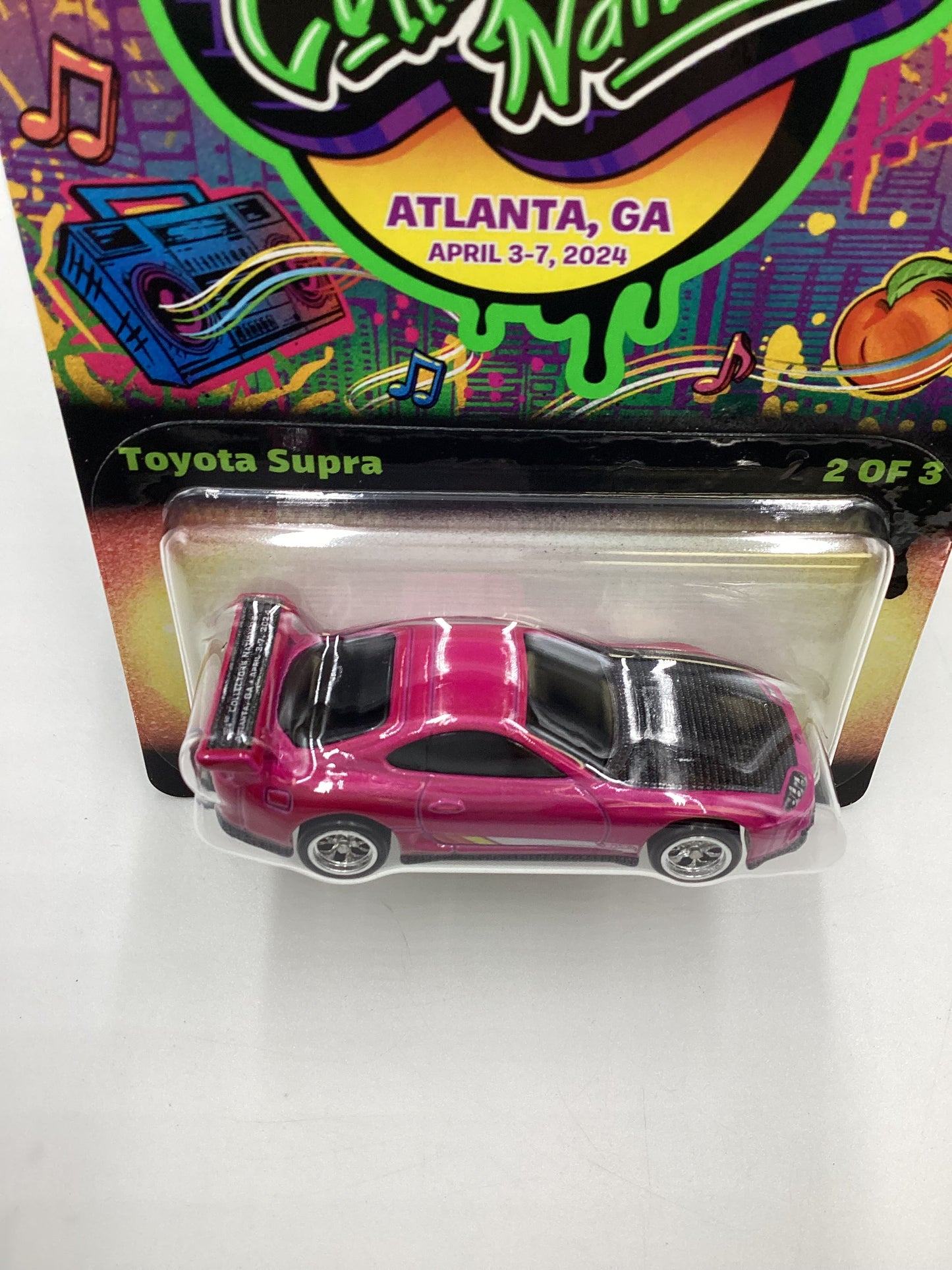 2024 Hot Wheels 24th Annual Collector Nationals Toyota Supra Pink 04729/06200