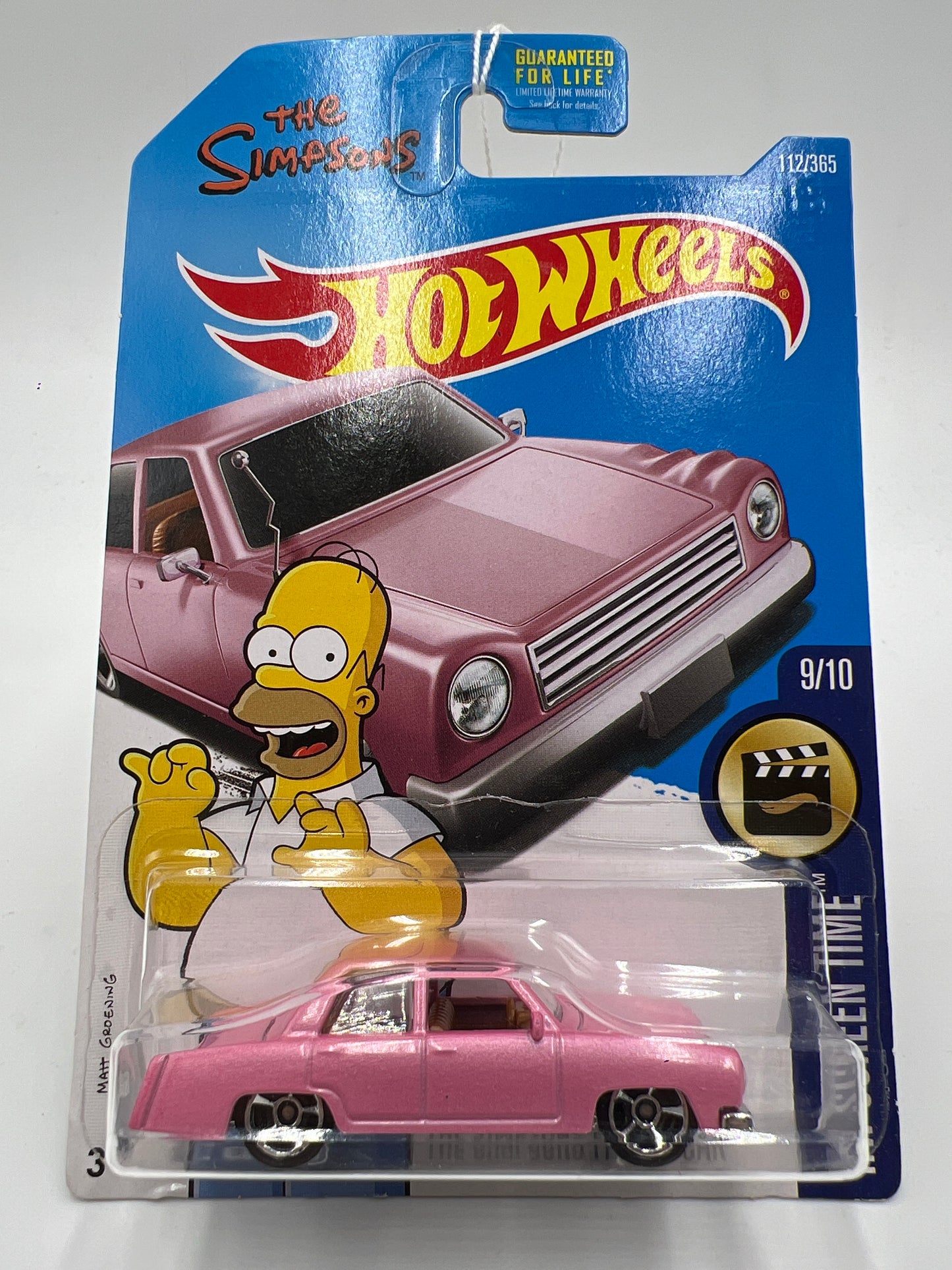 2017 Hot Wheels HW Screen Time #112 The Simpsons Family Car Pink 120B