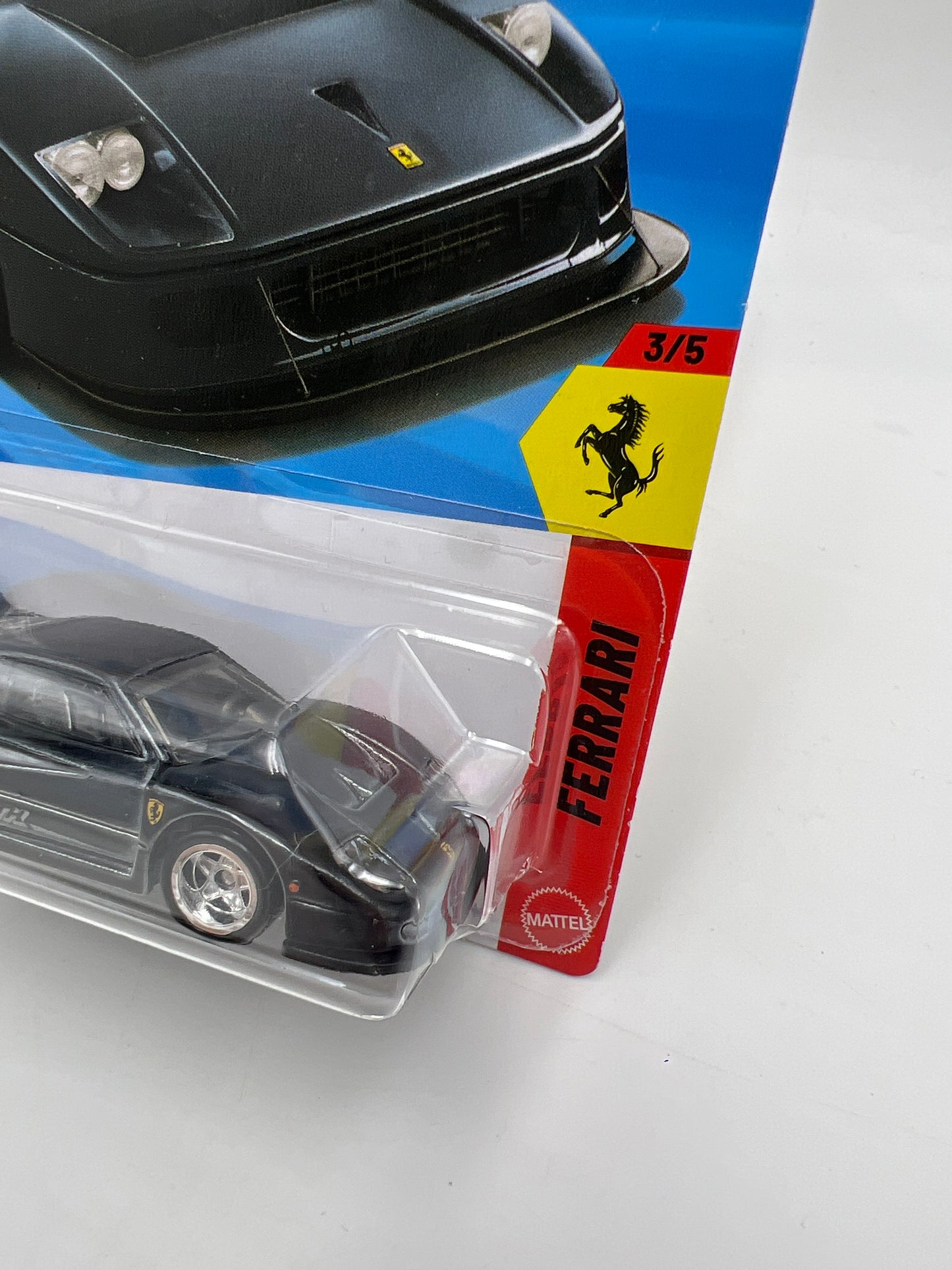 2026 Hot Wheels Super Treasure Hunt #63 Ferrari F40 Competizione W/pro Cracked Blister