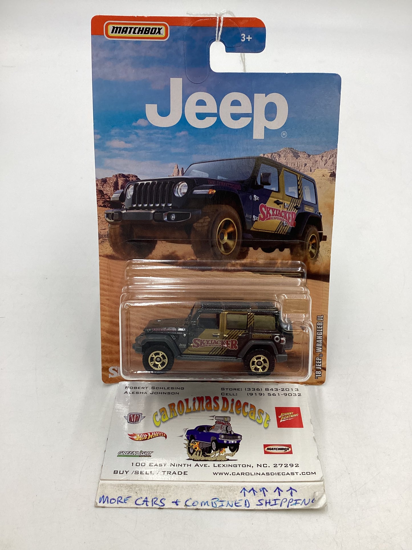 2020 Matchbox Jeep 18 Jeep Wrangler JL 165E