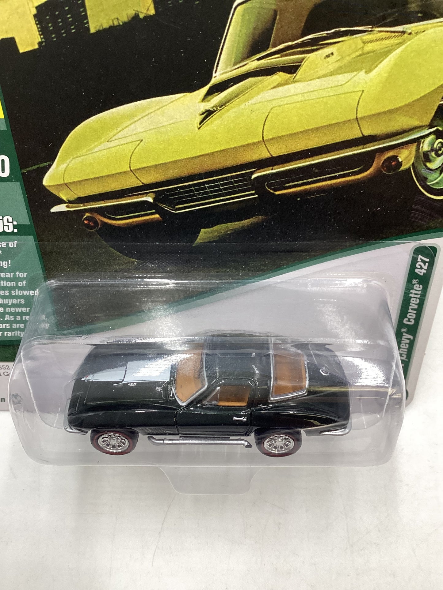 Johnny Lightning Muscle Cars USA Chevrolet 1967 Chevy Corvette 427 Green 219C