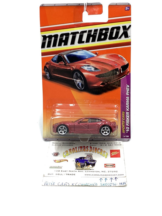 Matchbox 2011 #1 Fisker Karma Phev 216B