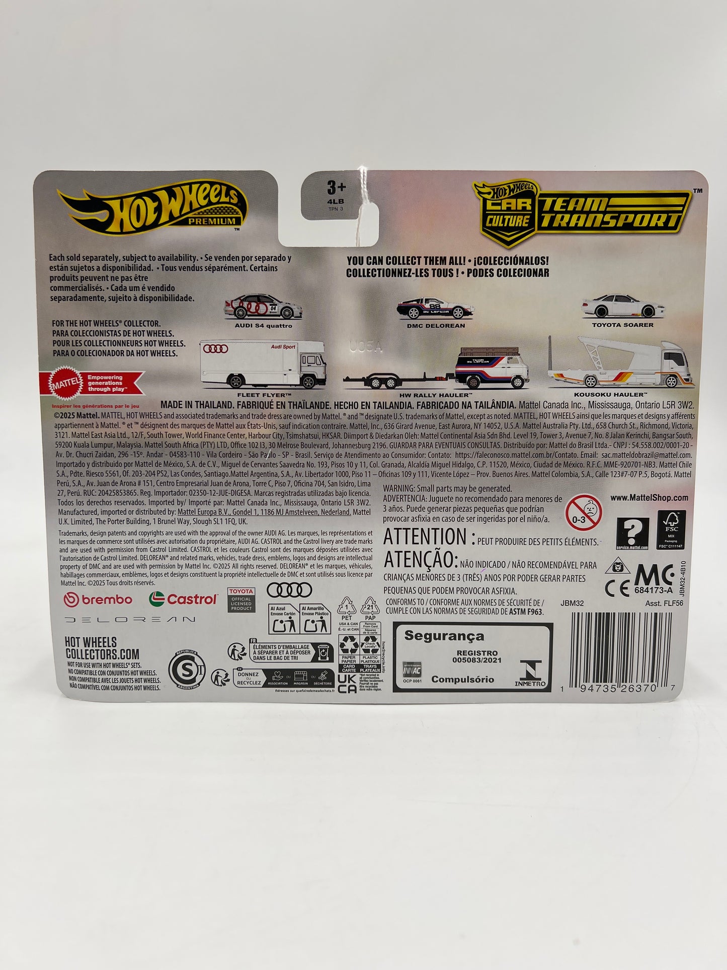 Hot Wheels Team Transport #79 Toyota Soarer & Kousoku Hauler 281A