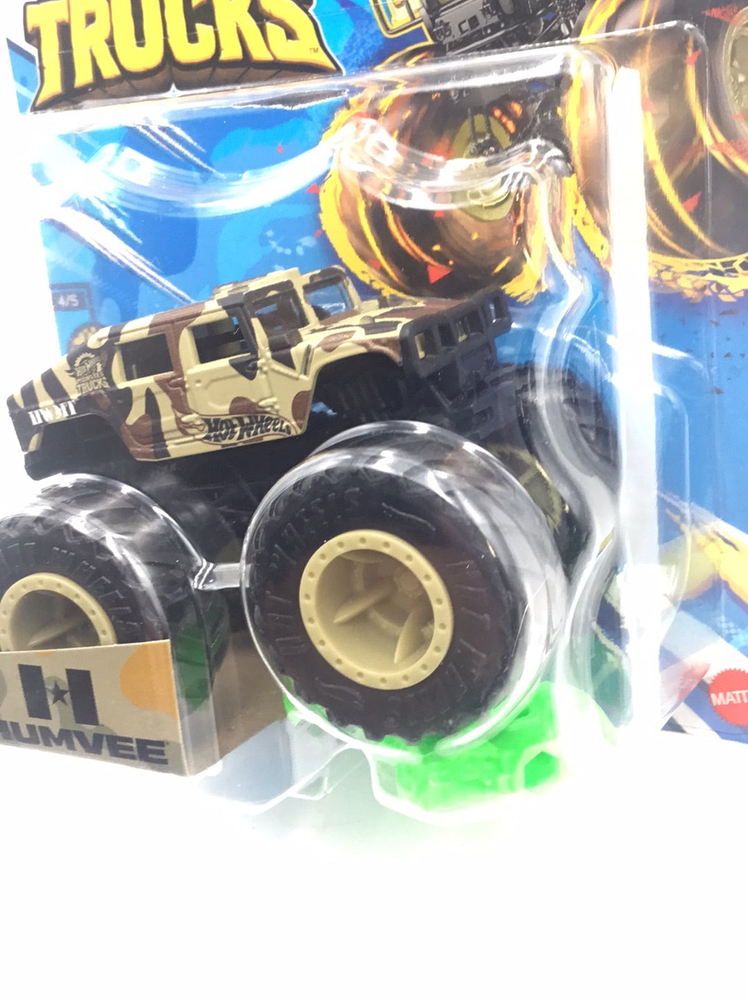 2023 Hot wheels Monster Trucks Humvee 4/5 133E