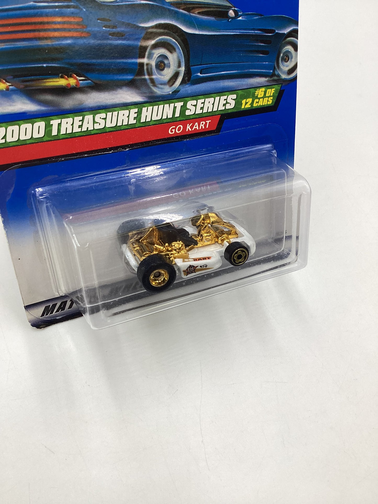 2000 Hot Wheels Treasure Hunt Series 6/12 Go Kart with protector