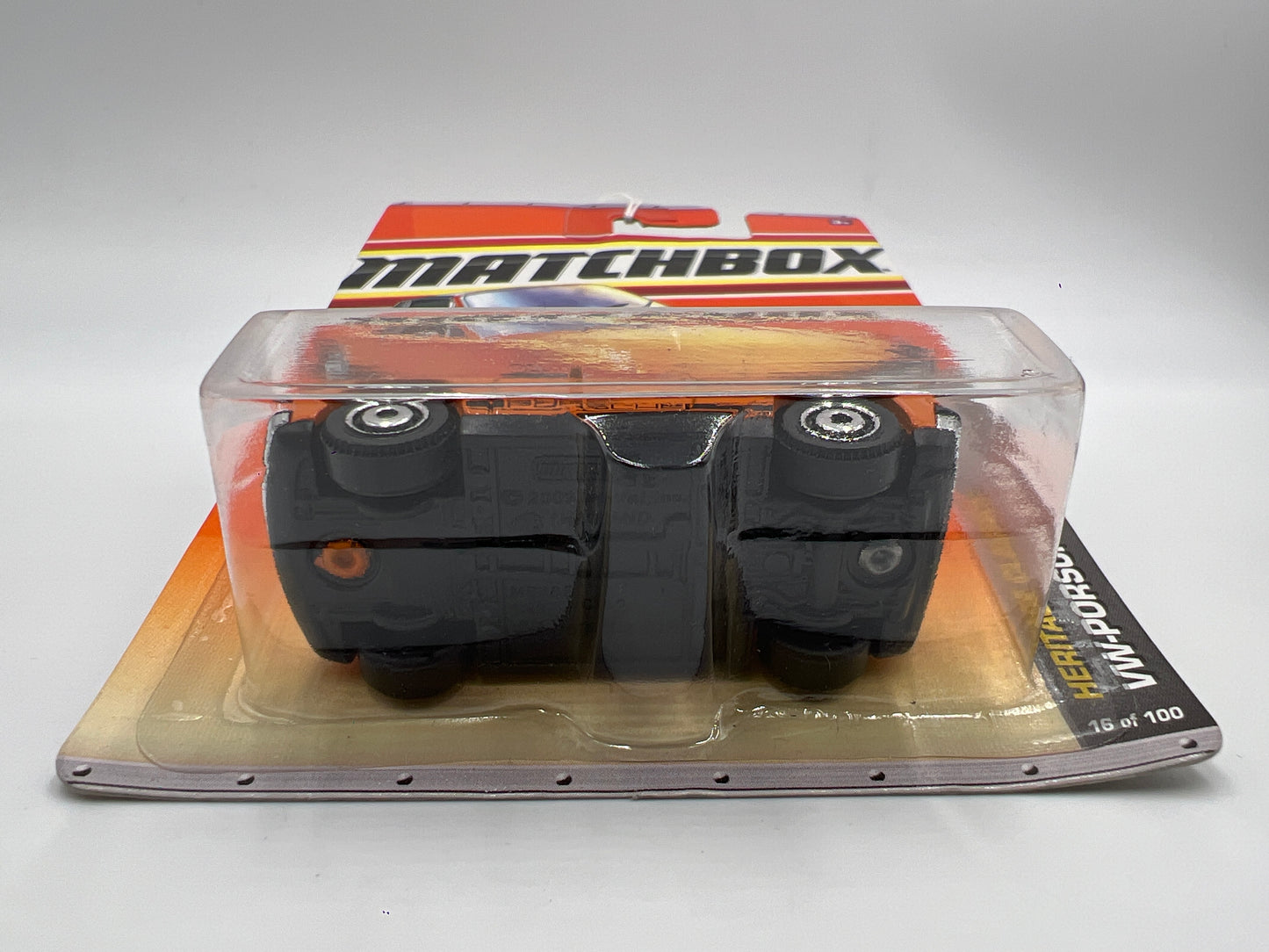 2010 Matchbox Heritage Classics #16 VW-Porsche 914-6 Orange 208D