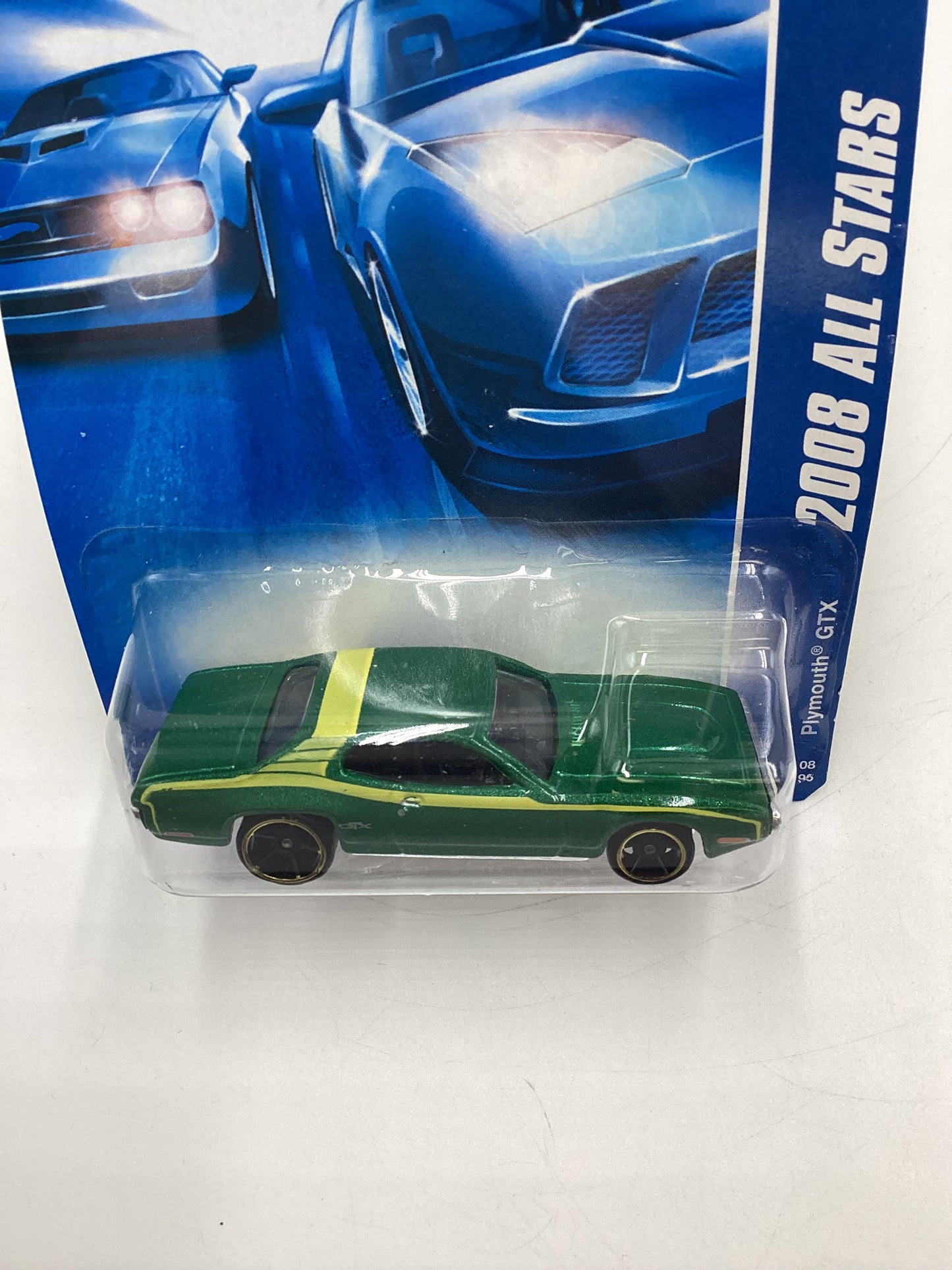 2008 Hot Wheels All Stars #60 Plymouth GTX Green